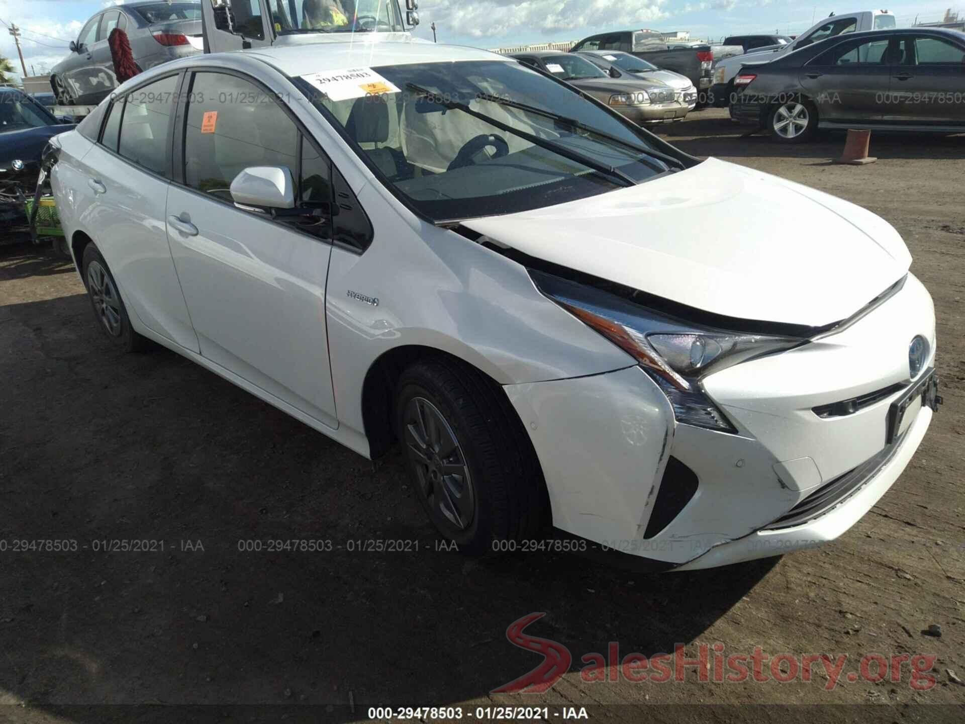 JTDKBRFU6H3053023 2017 TOYOTA PRIUS