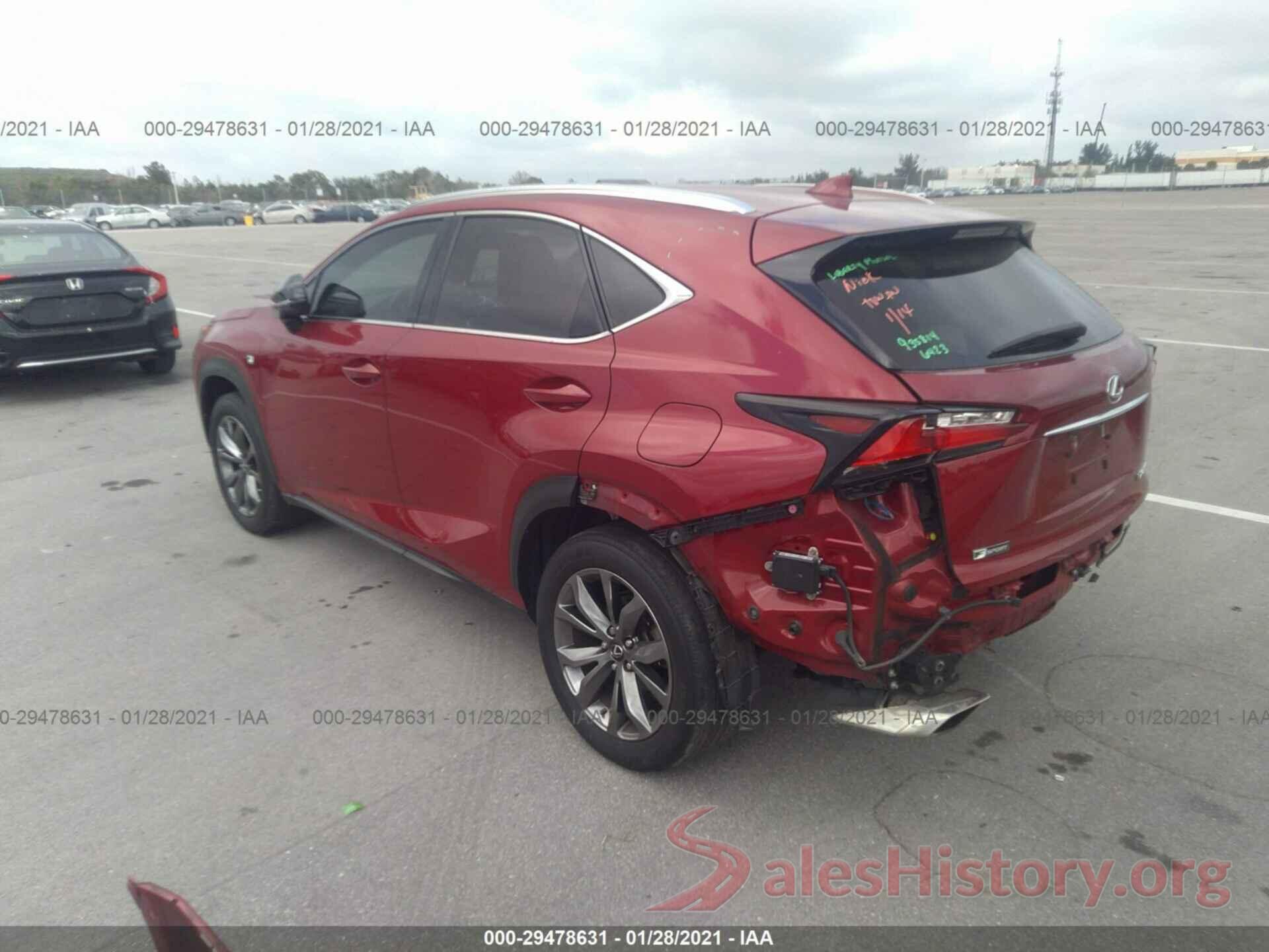 JTJYARBZ7H2083875 2017 LEXUS NX