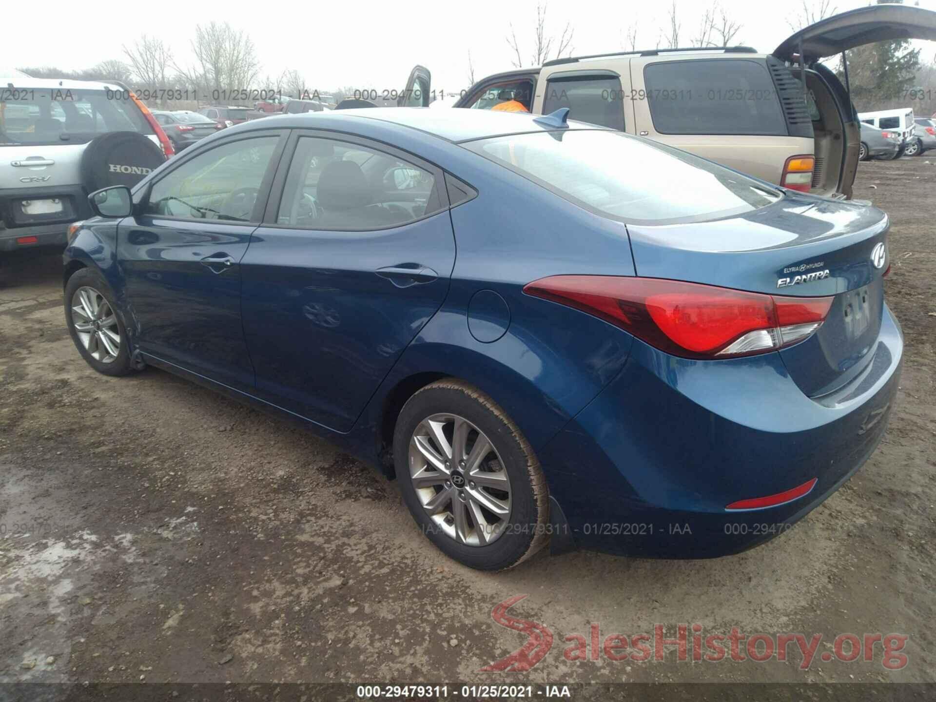 KMHDH4AE1GU501957 2016 HYUNDAI ELANTRA