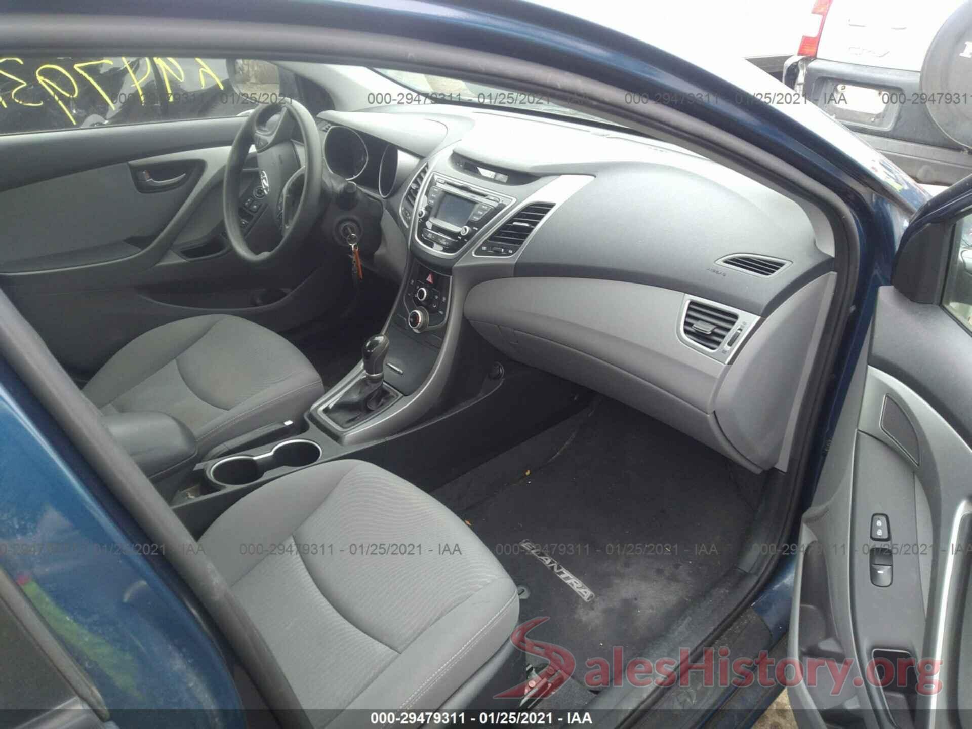 KMHDH4AE1GU501957 2016 HYUNDAI ELANTRA