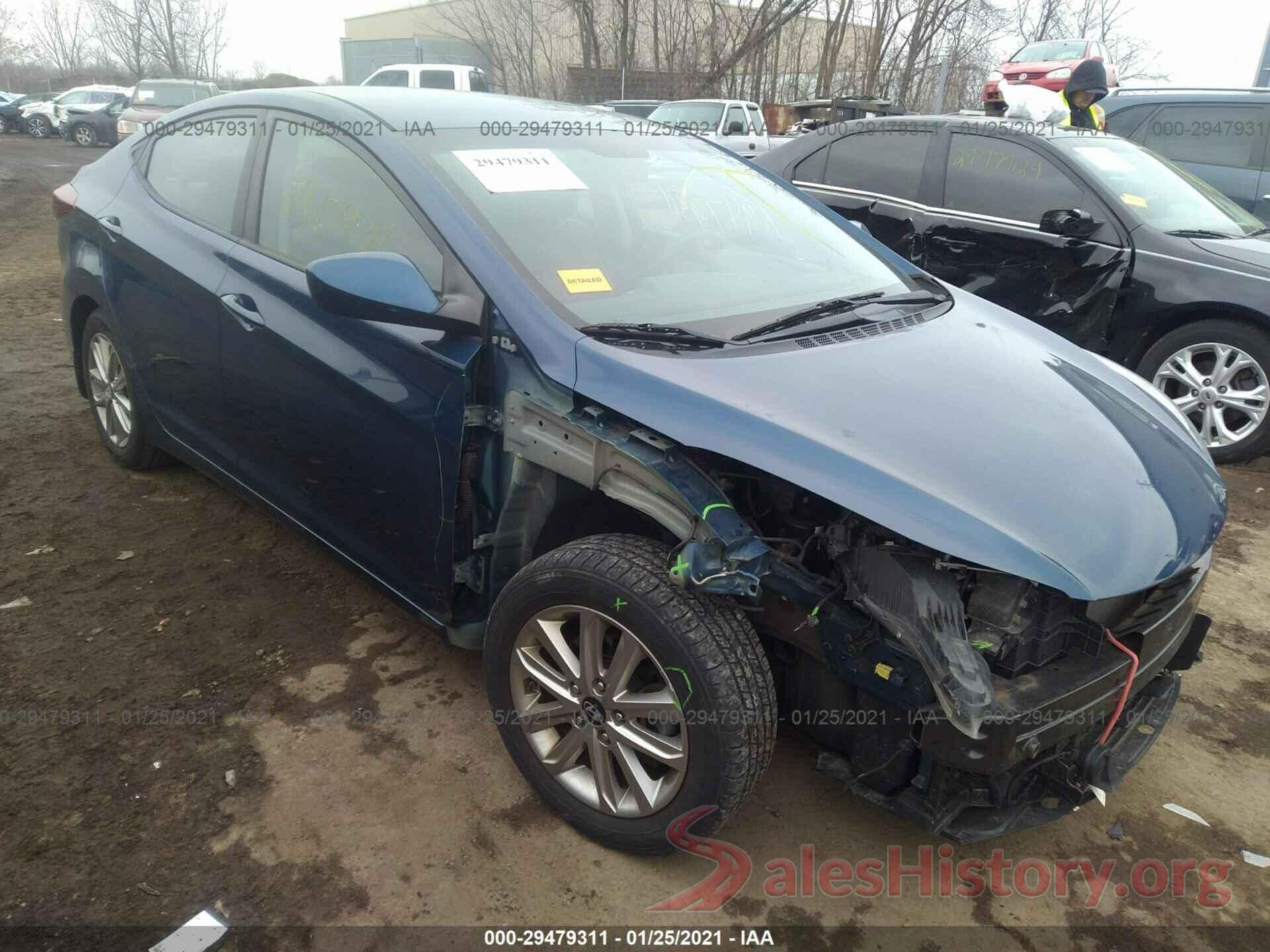 KMHDH4AE1GU501957 2016 HYUNDAI ELANTRA