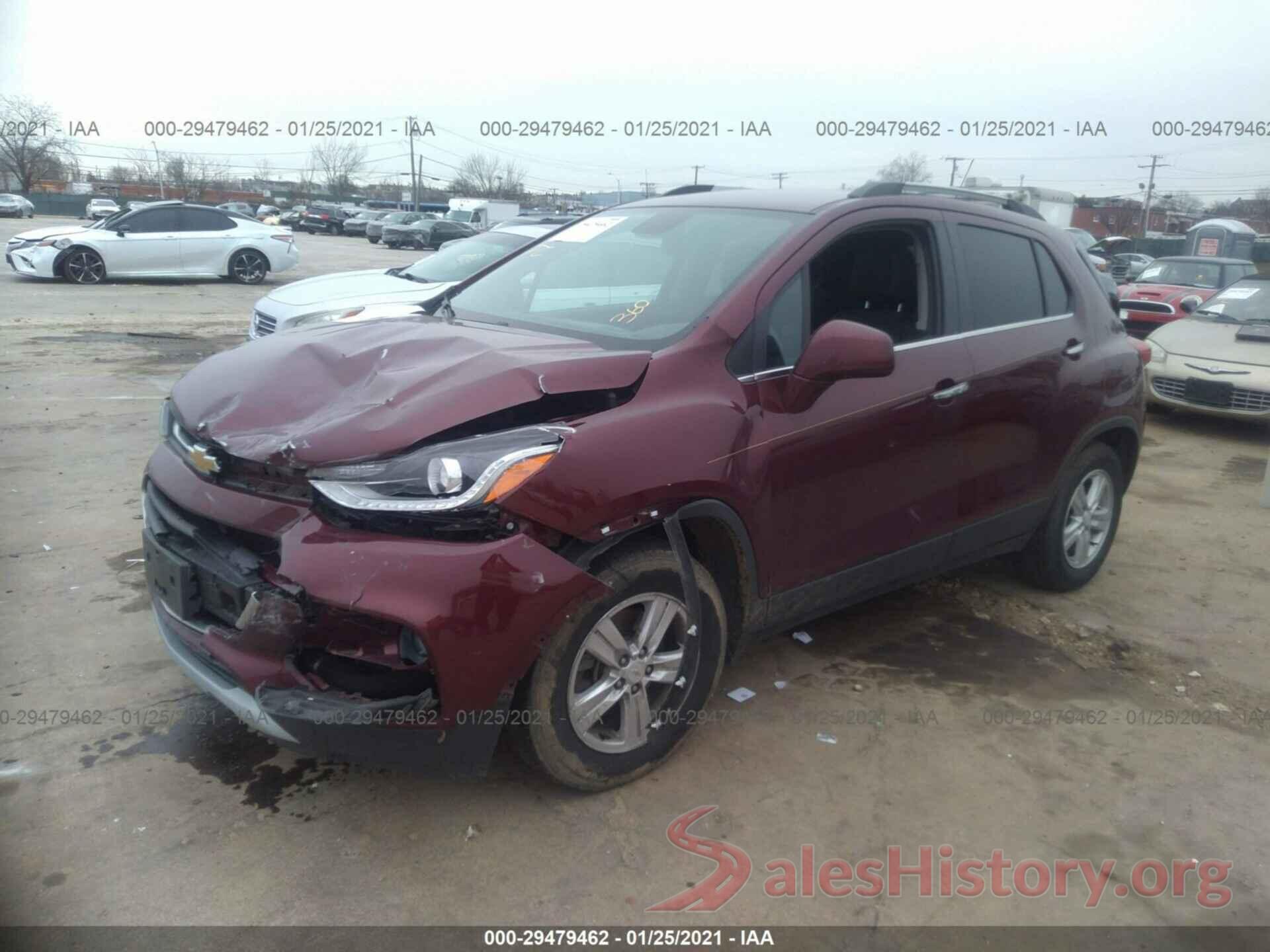 3GNCJLSBXHL185741 2017 CHEVROLET TRAX