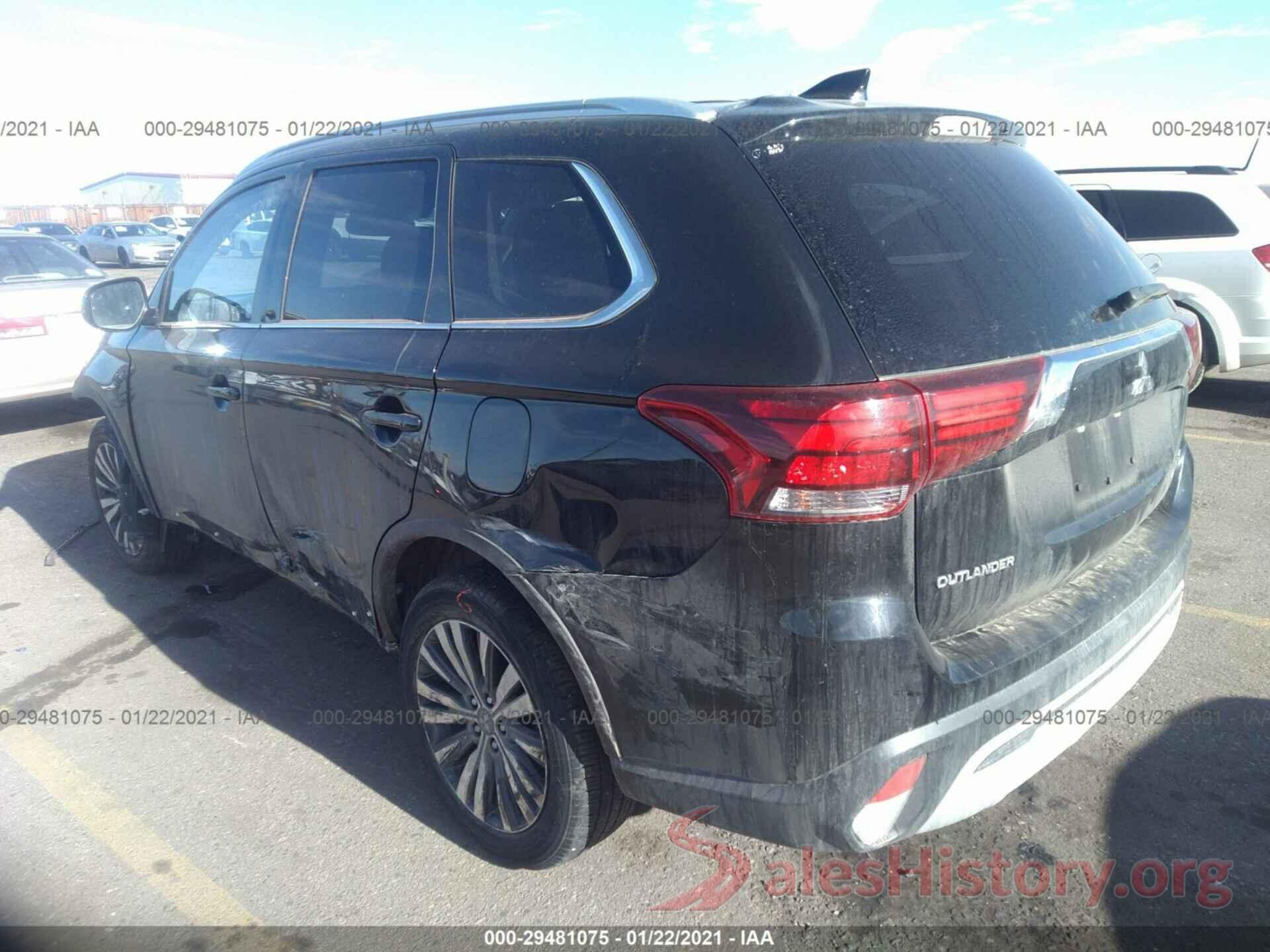 JA4AZ3A31LZ018876 2020 MITSUBISHI OUTLANDER