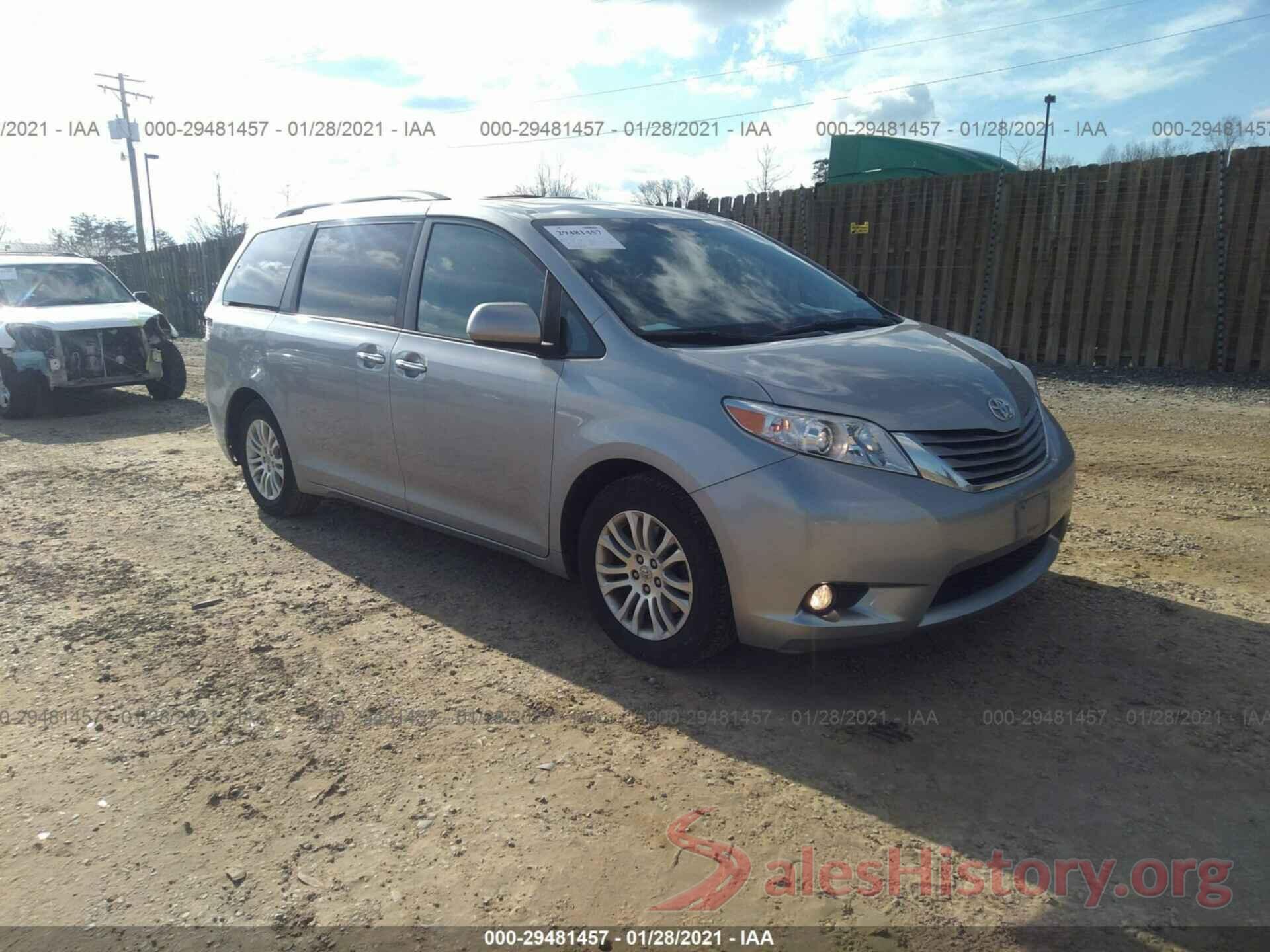 5TDYK3DC2GS750624 2016 TOYOTA SIENNA