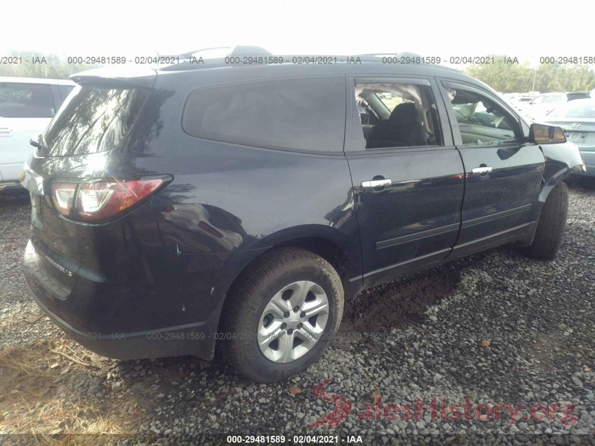 1GNKRFED7GJ243605 2016 CHEVROLET TRAVERSE