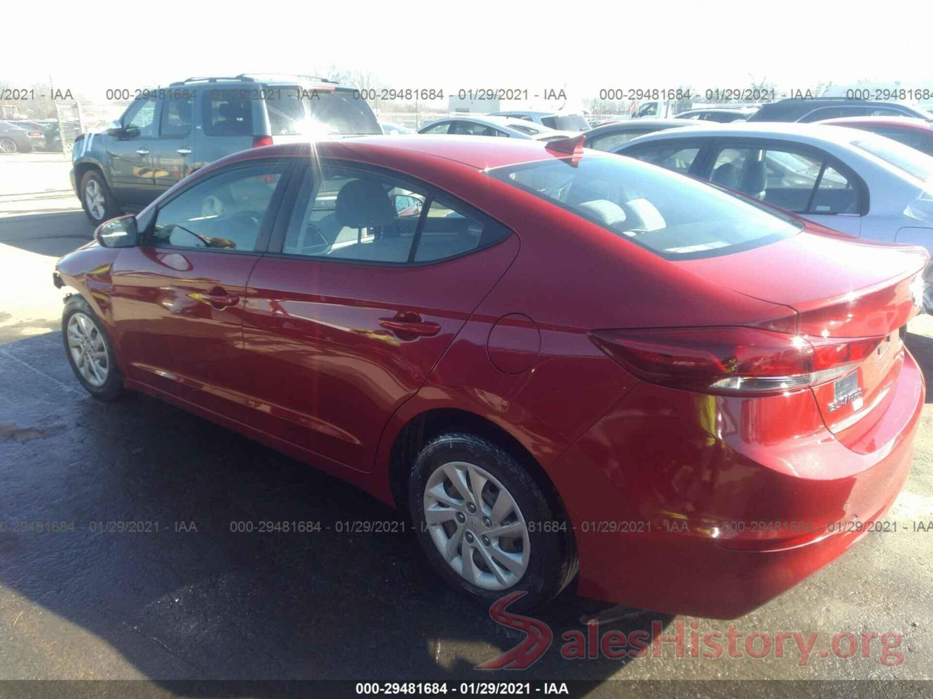 5NPD74LF6HH212808 2017 HYUNDAI ELANTRA