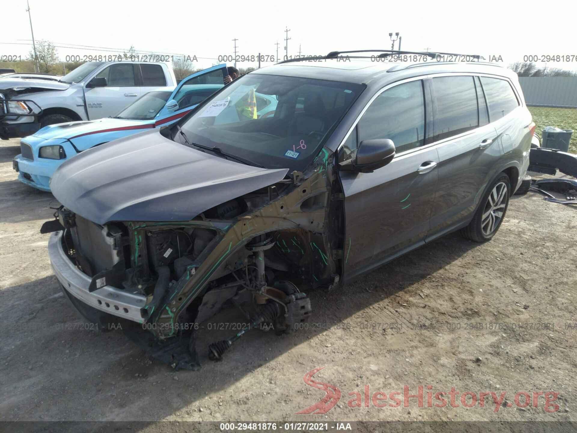 5FNYF6H99GB047322 2016 HONDA PILOT