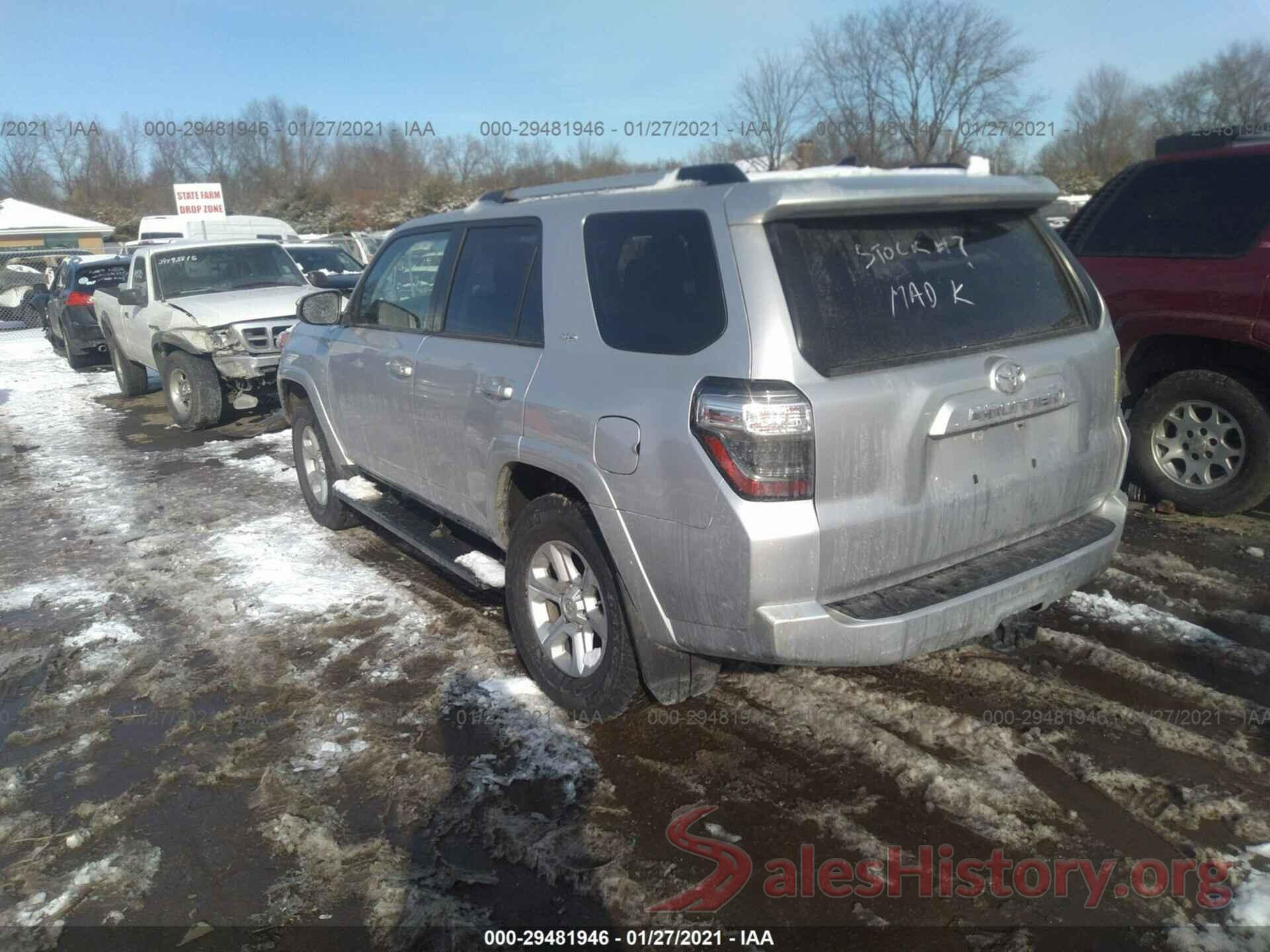 JTEBU5JR7K5614004 2019 TOYOTA 4RUNNER