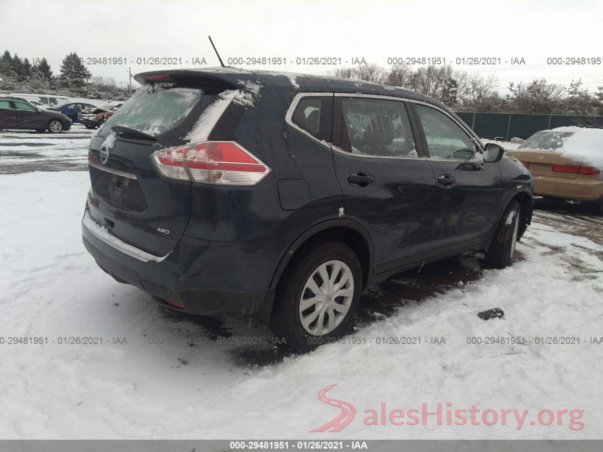 KNMAT2MV7GP713556 2016 NISSAN ROGUE