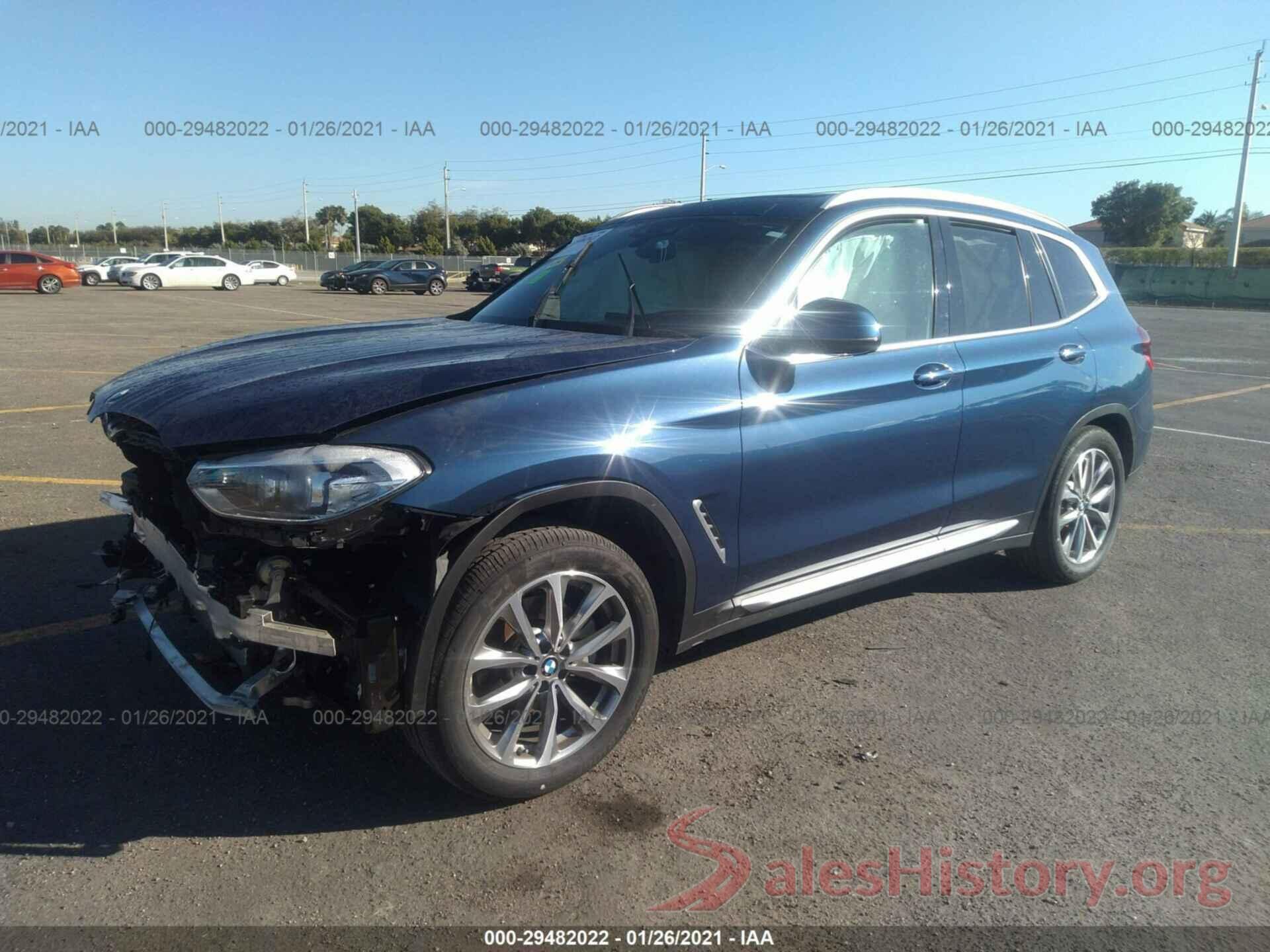 5UXTR7C58KLR45443 2019 BMW X3