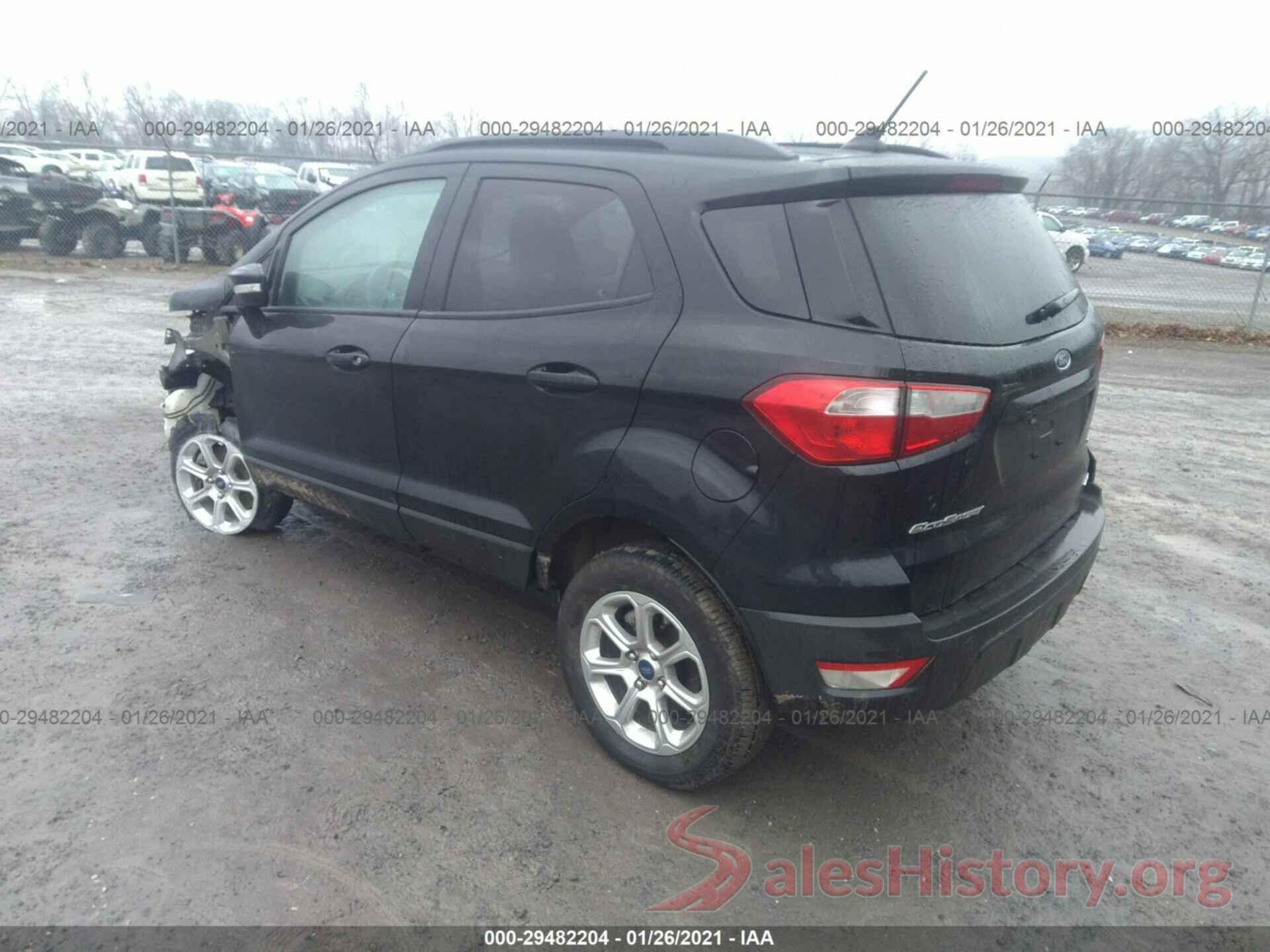 MAJ6S3GL5KC295562 2019 FORD ECOSPORT