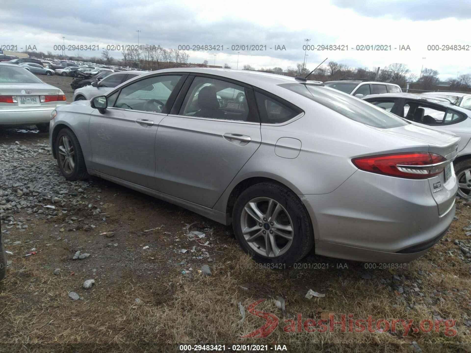 3FA6P0HD3JR135493 2018 FORD FUSION