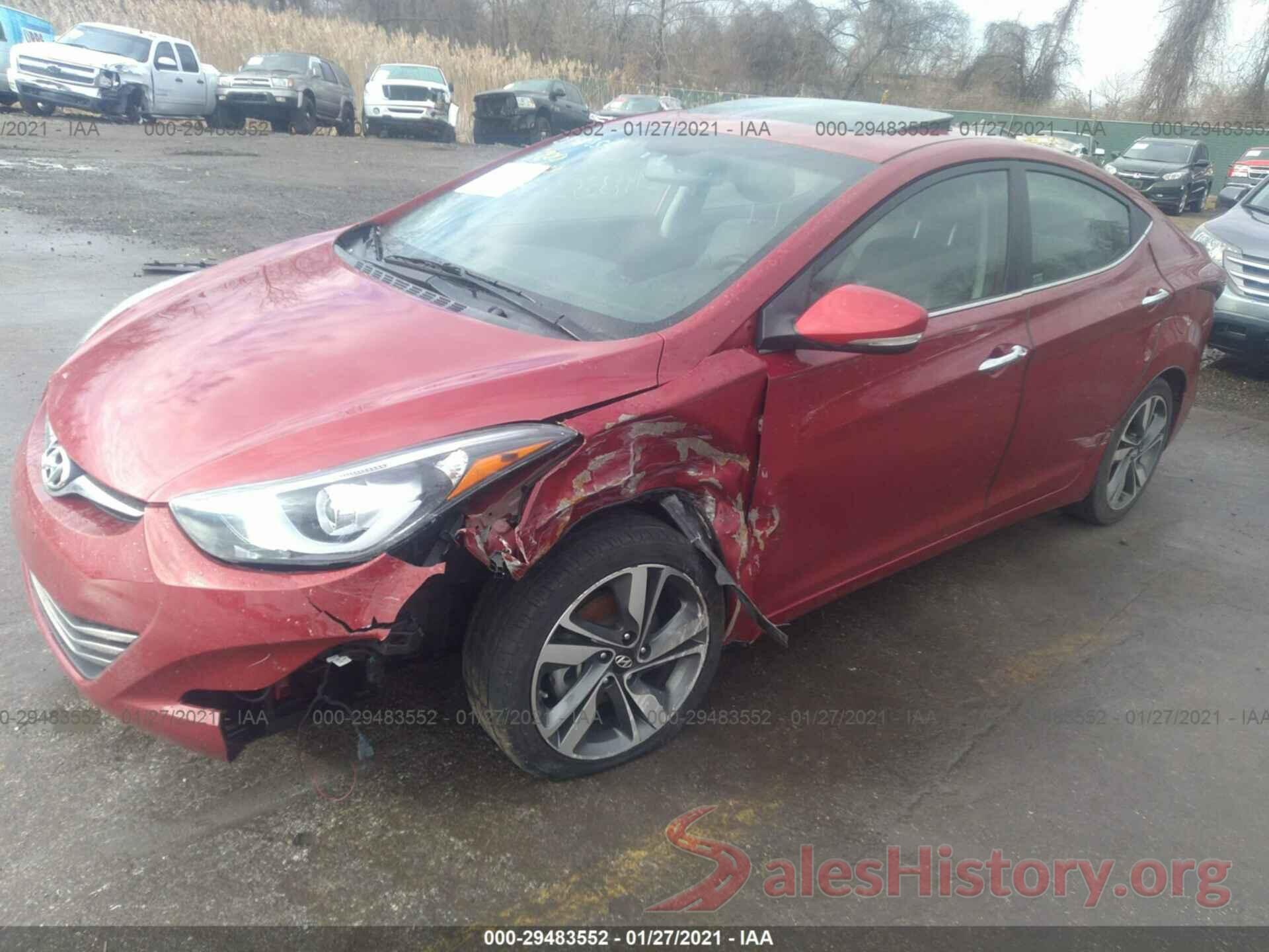 KMHDH4AE1GU625985 2016 HYUNDAI ELANTRA