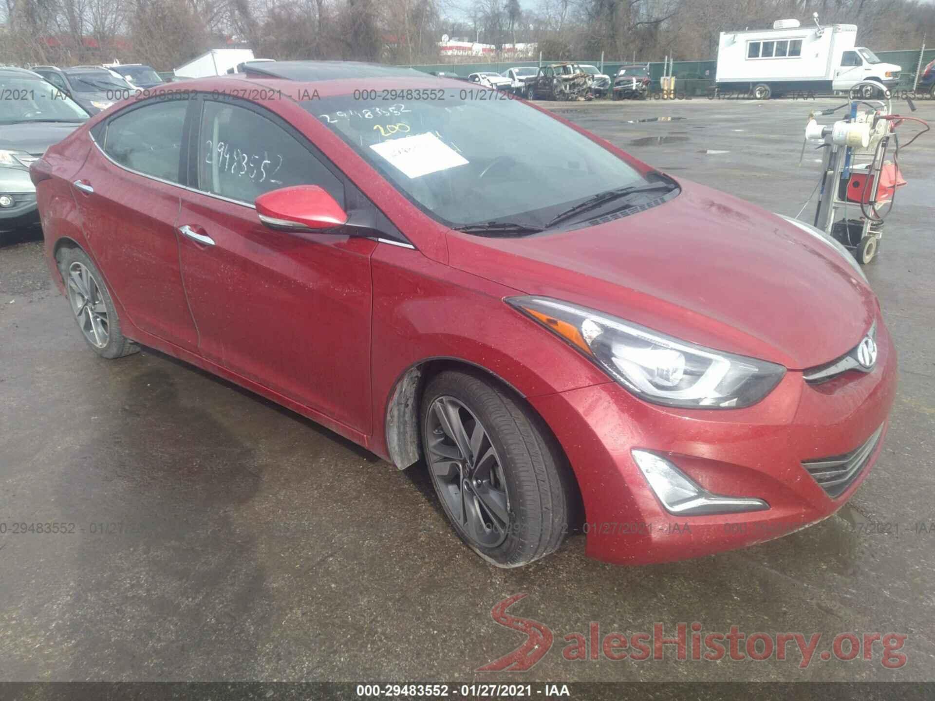 KMHDH4AE1GU625985 2016 HYUNDAI ELANTRA