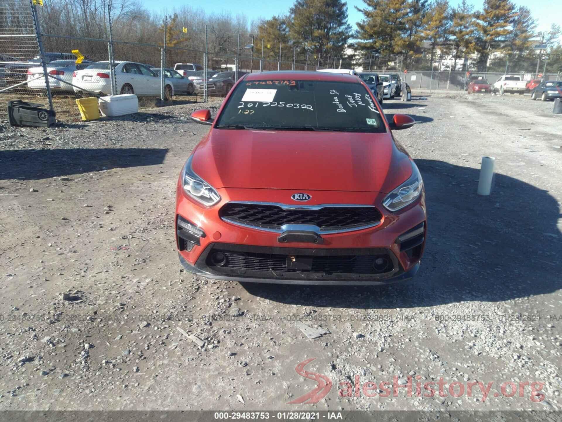 3KPF54AD8KE070831 2019 KIA FORTE