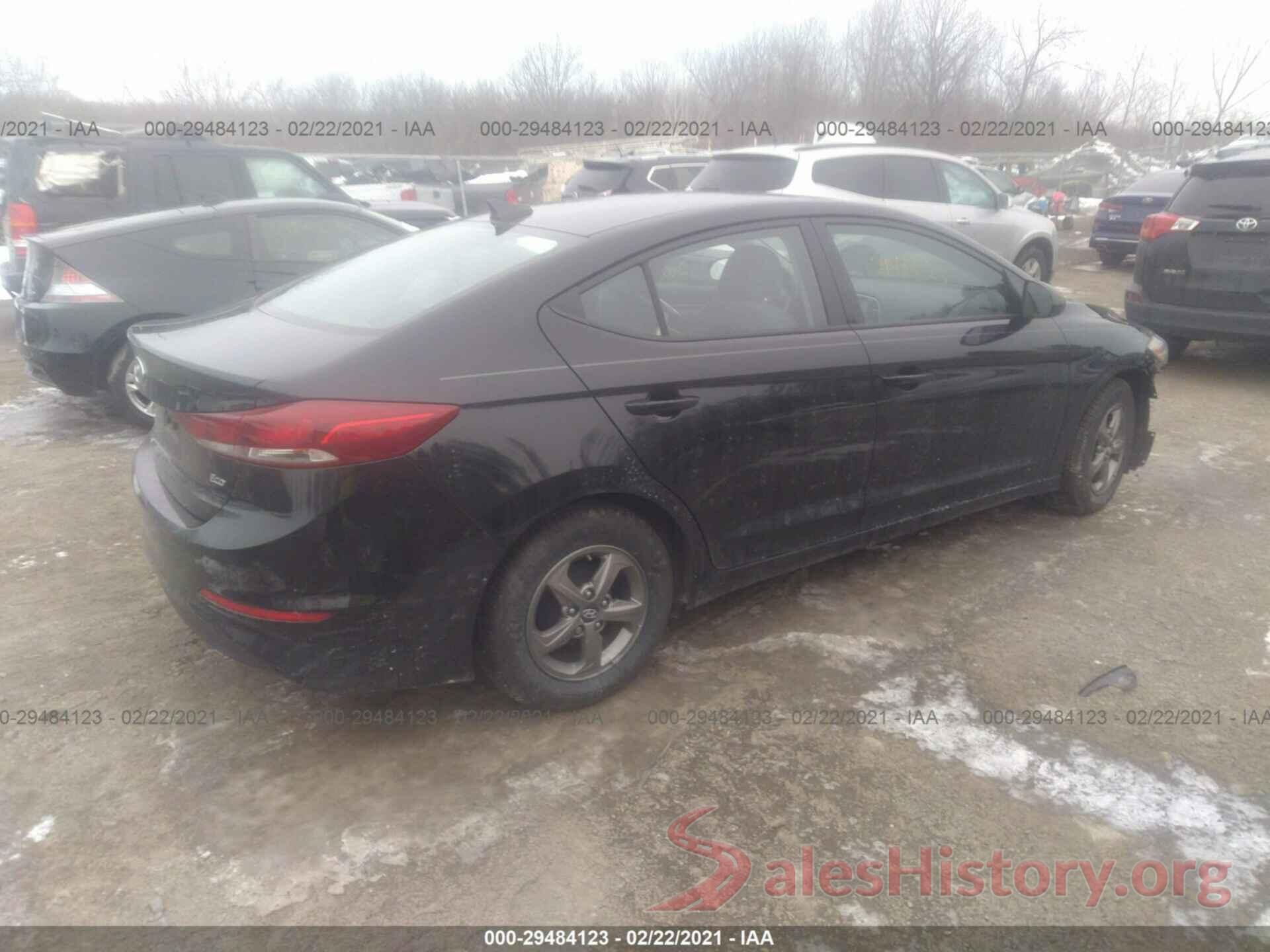 5NPD94LA1JH398729 2018 HYUNDAI ELANTRA