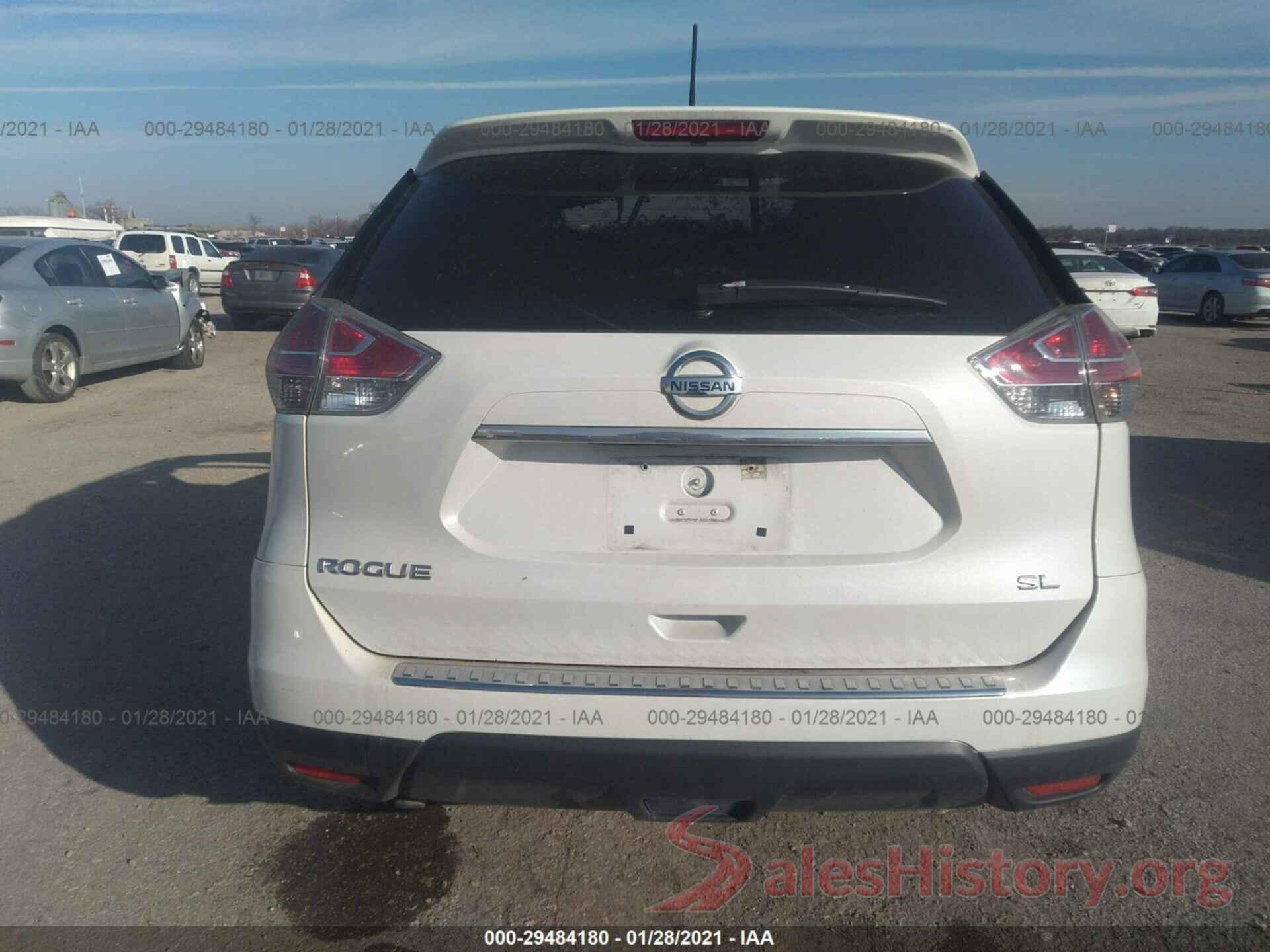 5N1AT2MTXGC850301 2016 NISSAN ROGUE