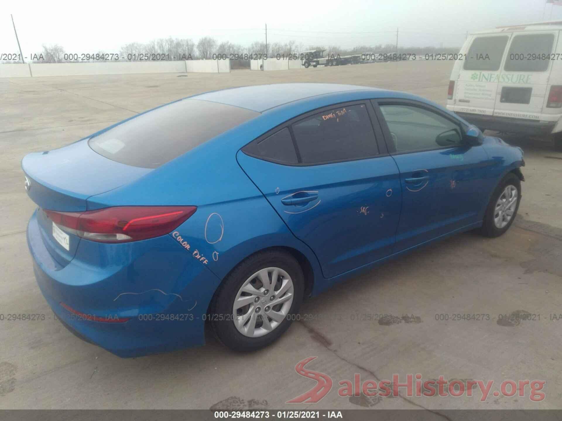 5NPD74LFXJH355279 2018 HYUNDAI ELANTRA