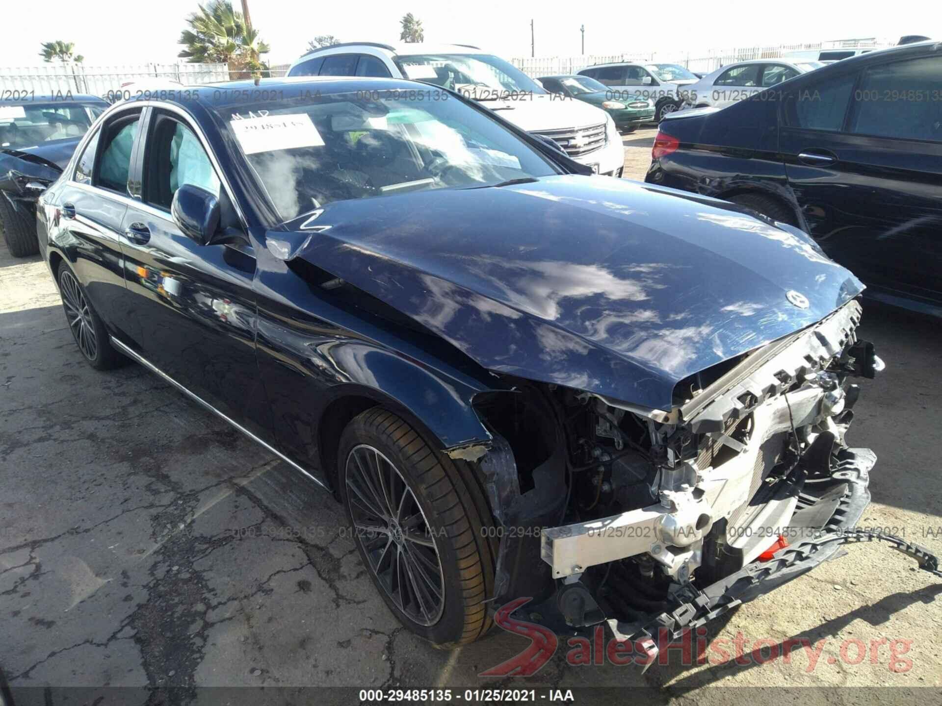 55SWF8DB4KU314000 2019 MERCEDES-BENZ C-CLASS