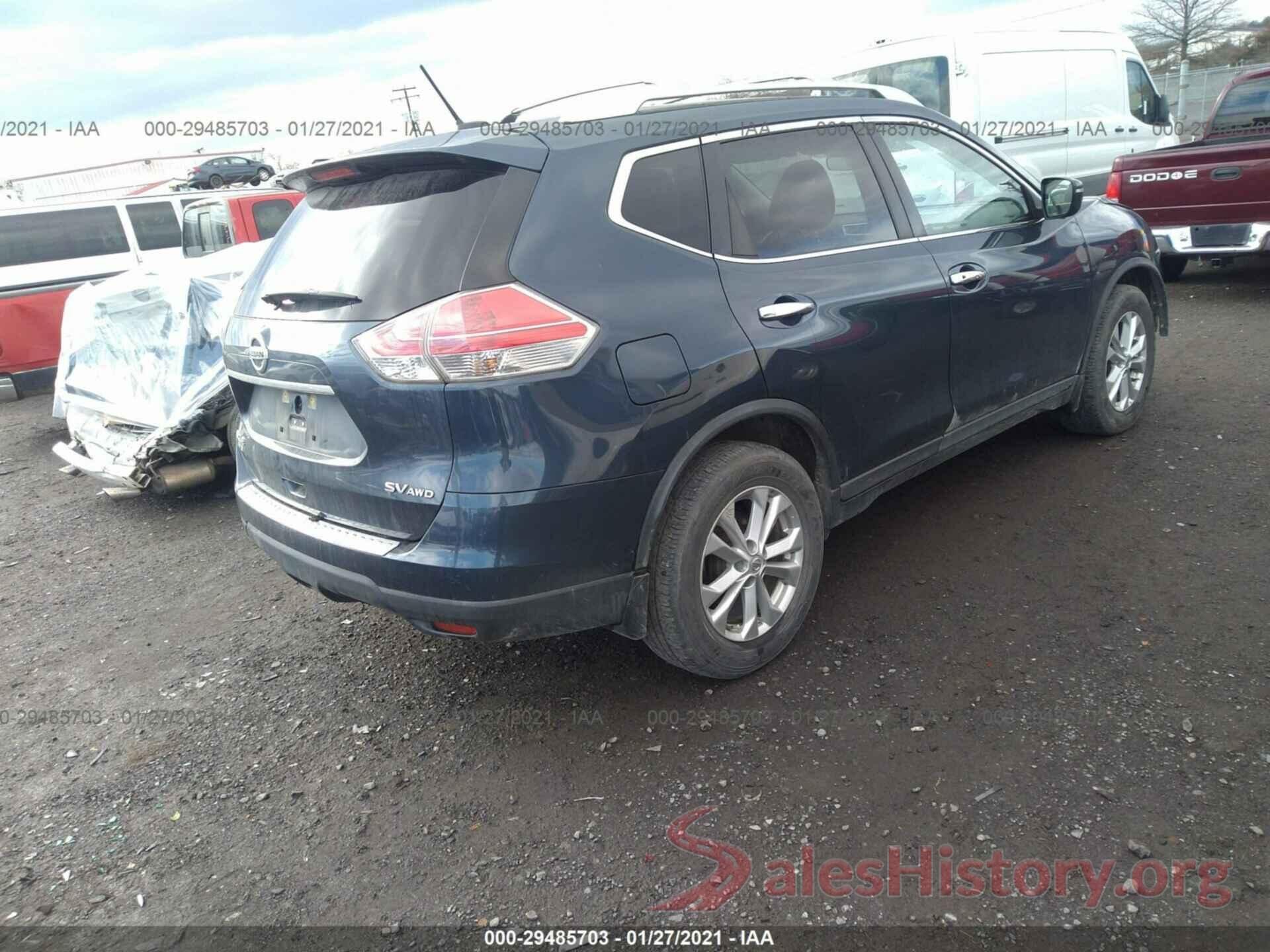 KNMAT2MV4GP683612 2016 NISSAN ROGUE