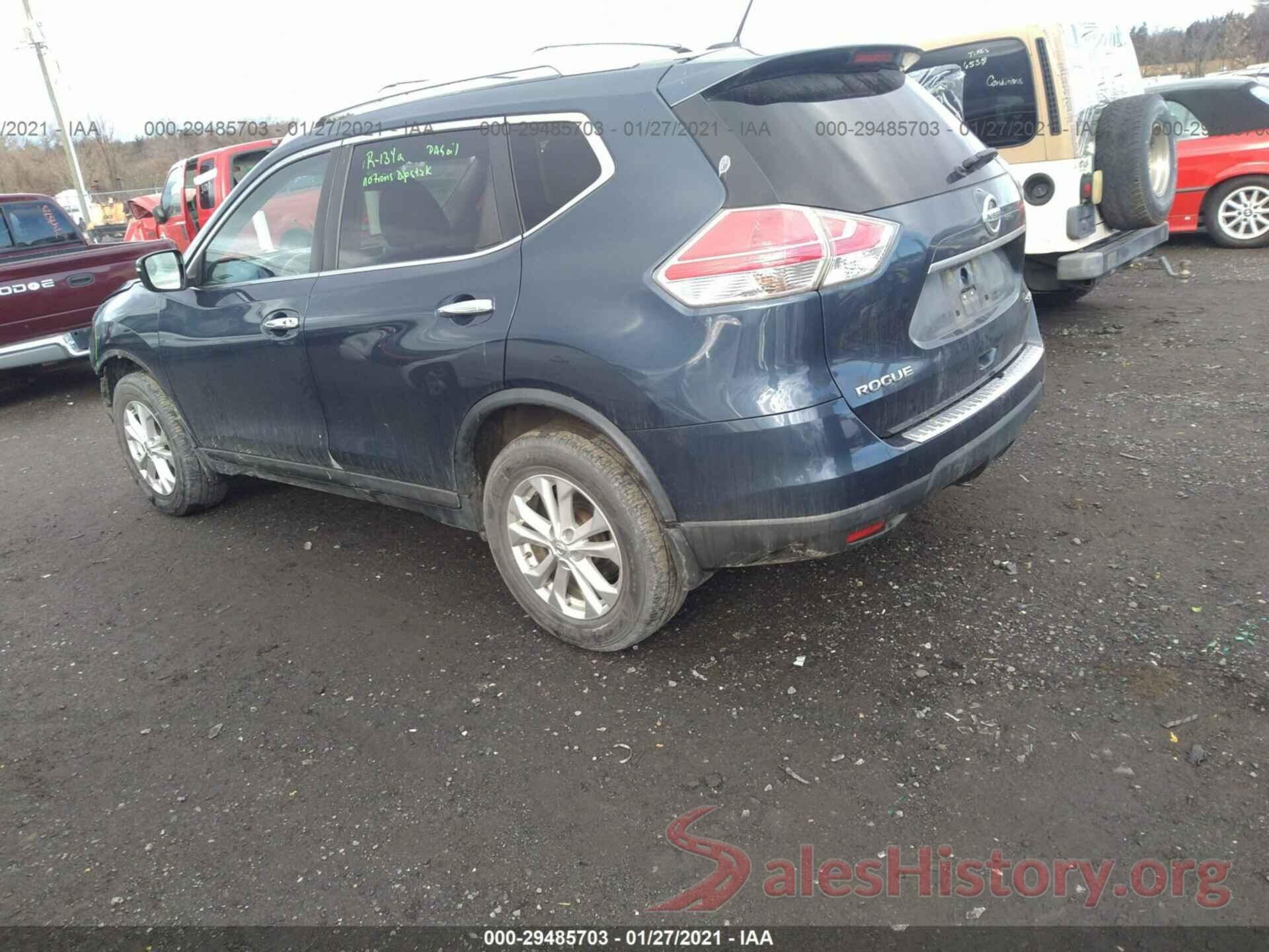 KNMAT2MV4GP683612 2016 NISSAN ROGUE