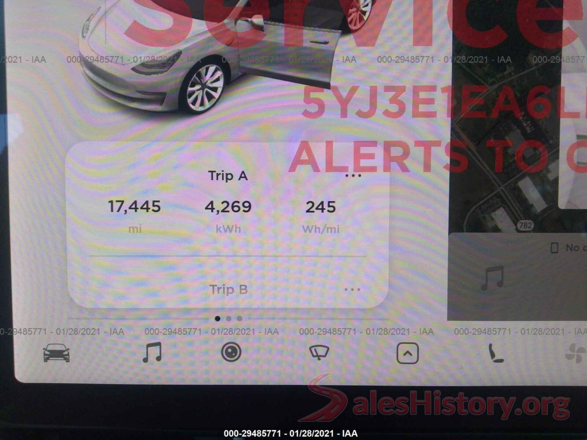 5YJ3E1EA6LF660846 2020 TESLA MODEL 3