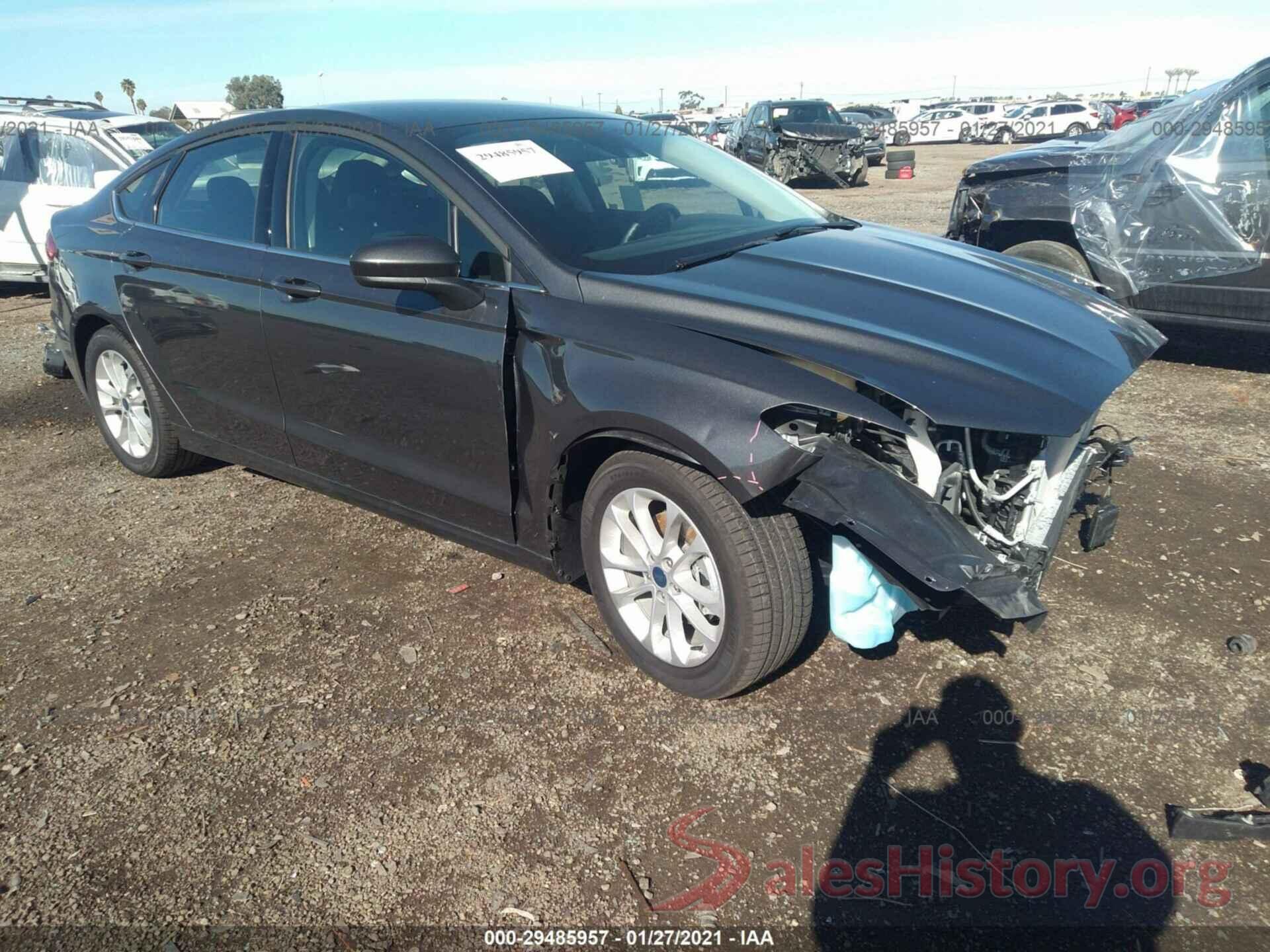 3FA6P0HD4LR155495 2020 FORD FUSION