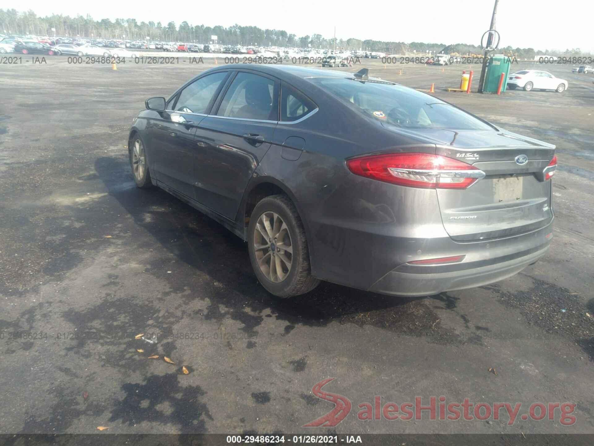 3FA6P0HD4KR101953 2019 FORD FUSION