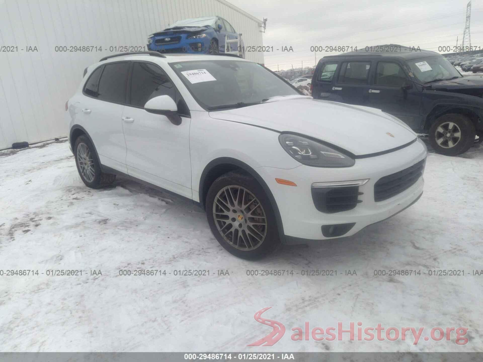 WP1AB2A26GLA92393 2016 PORSCHE CAYENNE