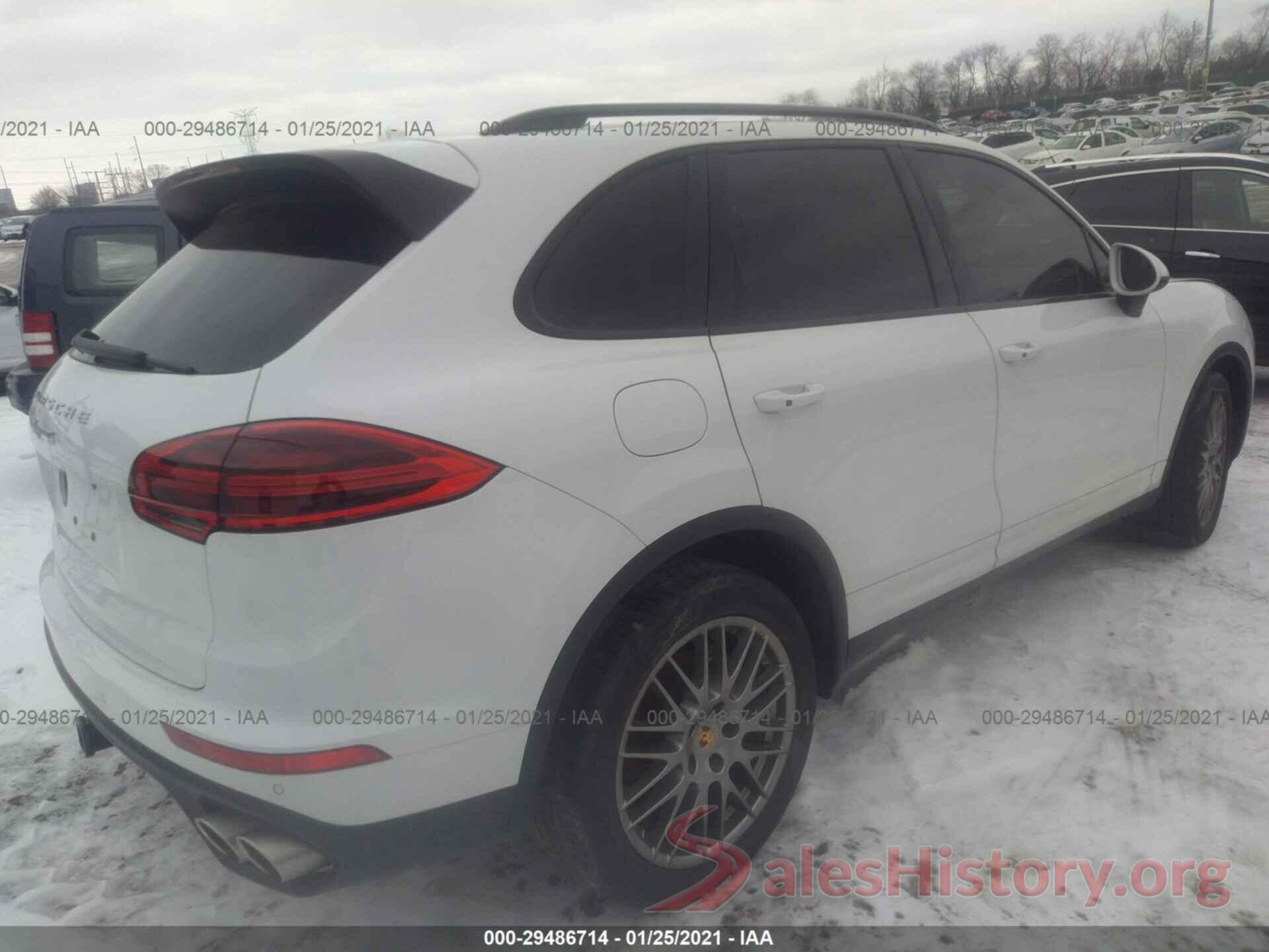 WP1AB2A26GLA92393 2016 PORSCHE CAYENNE