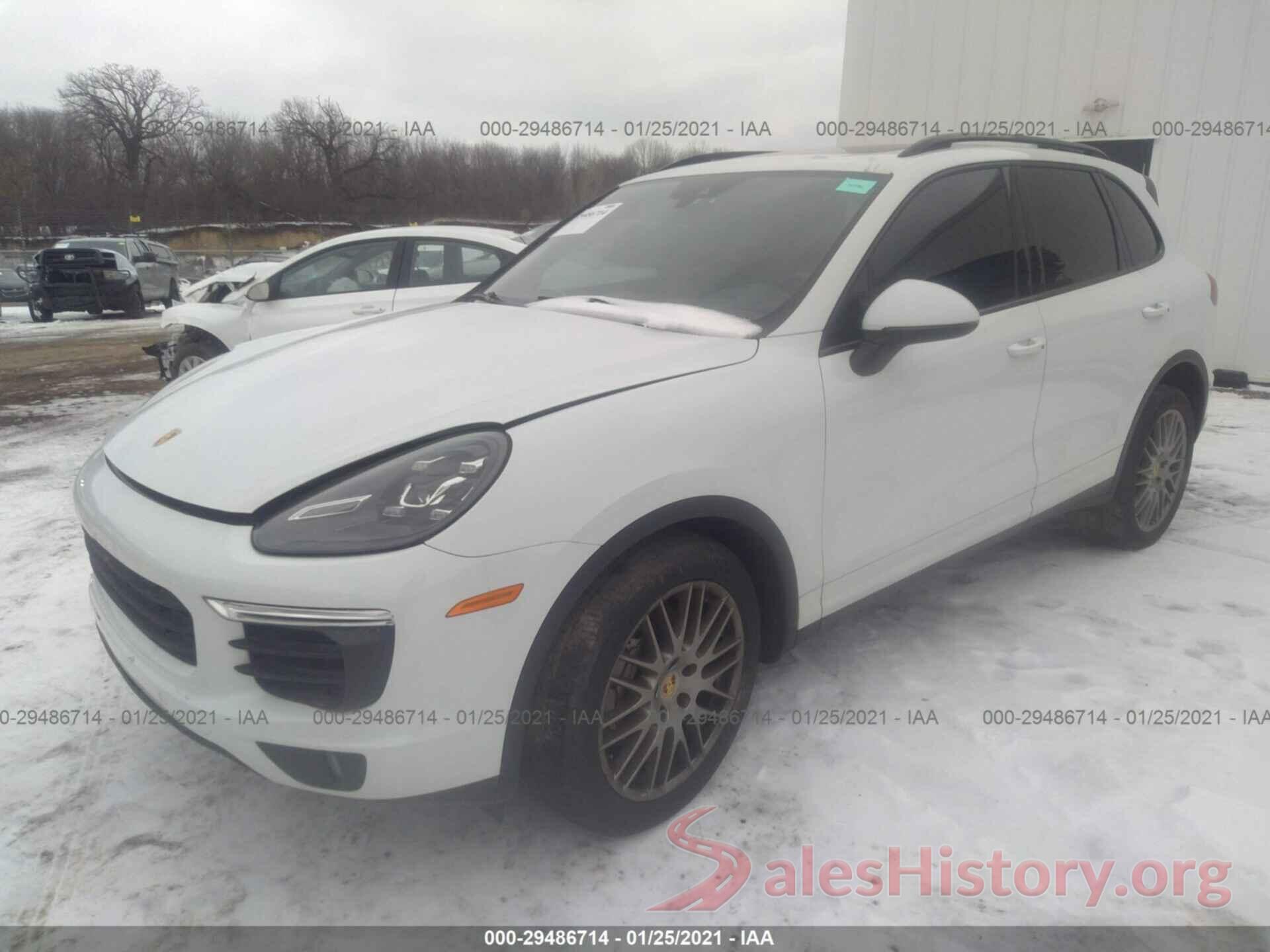 WP1AB2A26GLA92393 2016 PORSCHE CAYENNE