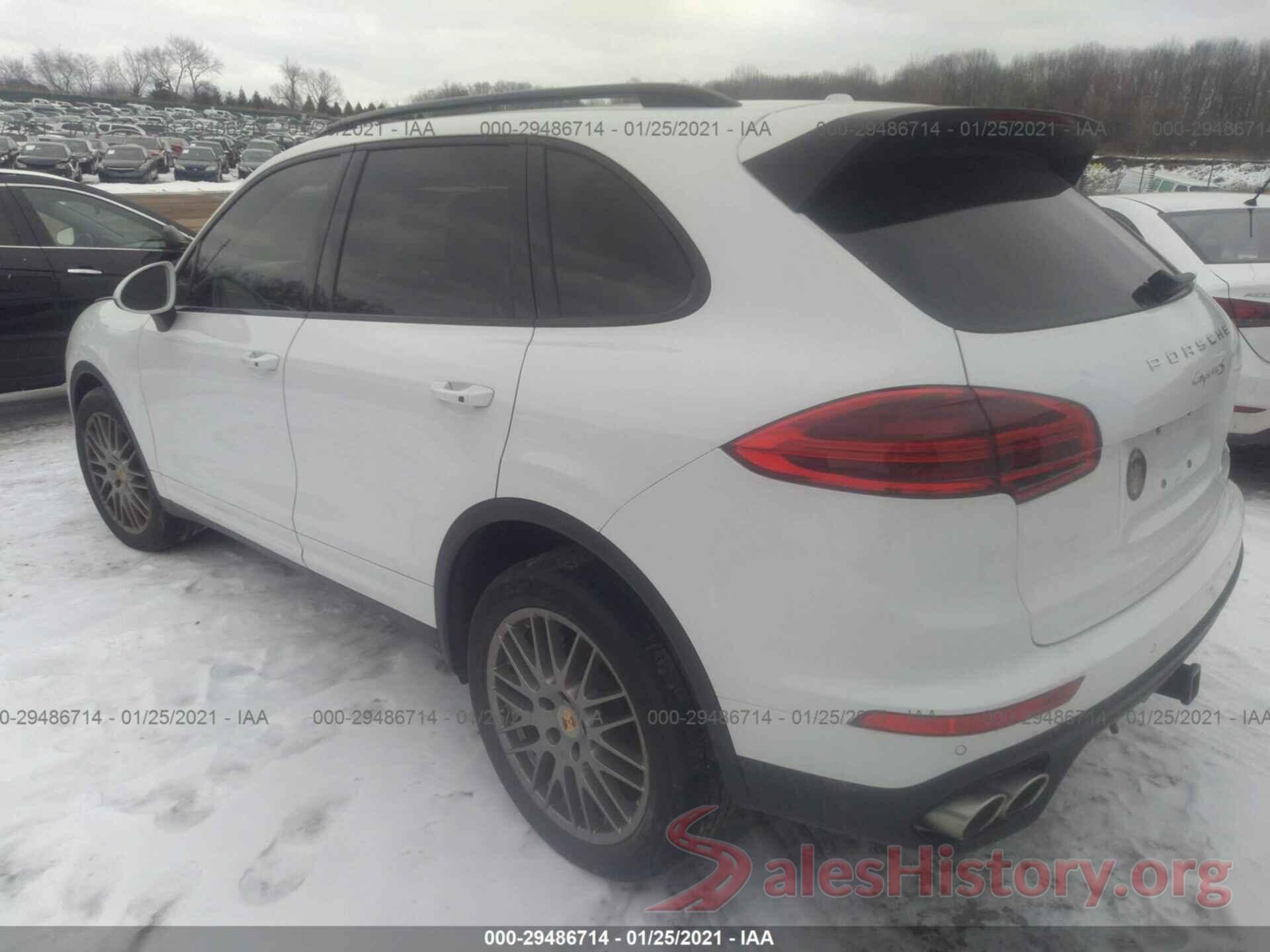 WP1AB2A26GLA92393 2016 PORSCHE CAYENNE