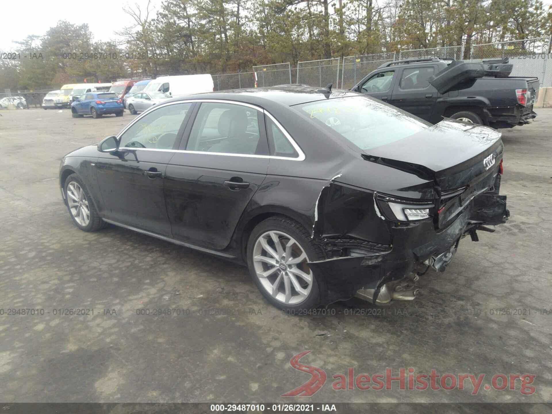 WAUDNAF40KA033447 2019 AUDI A4