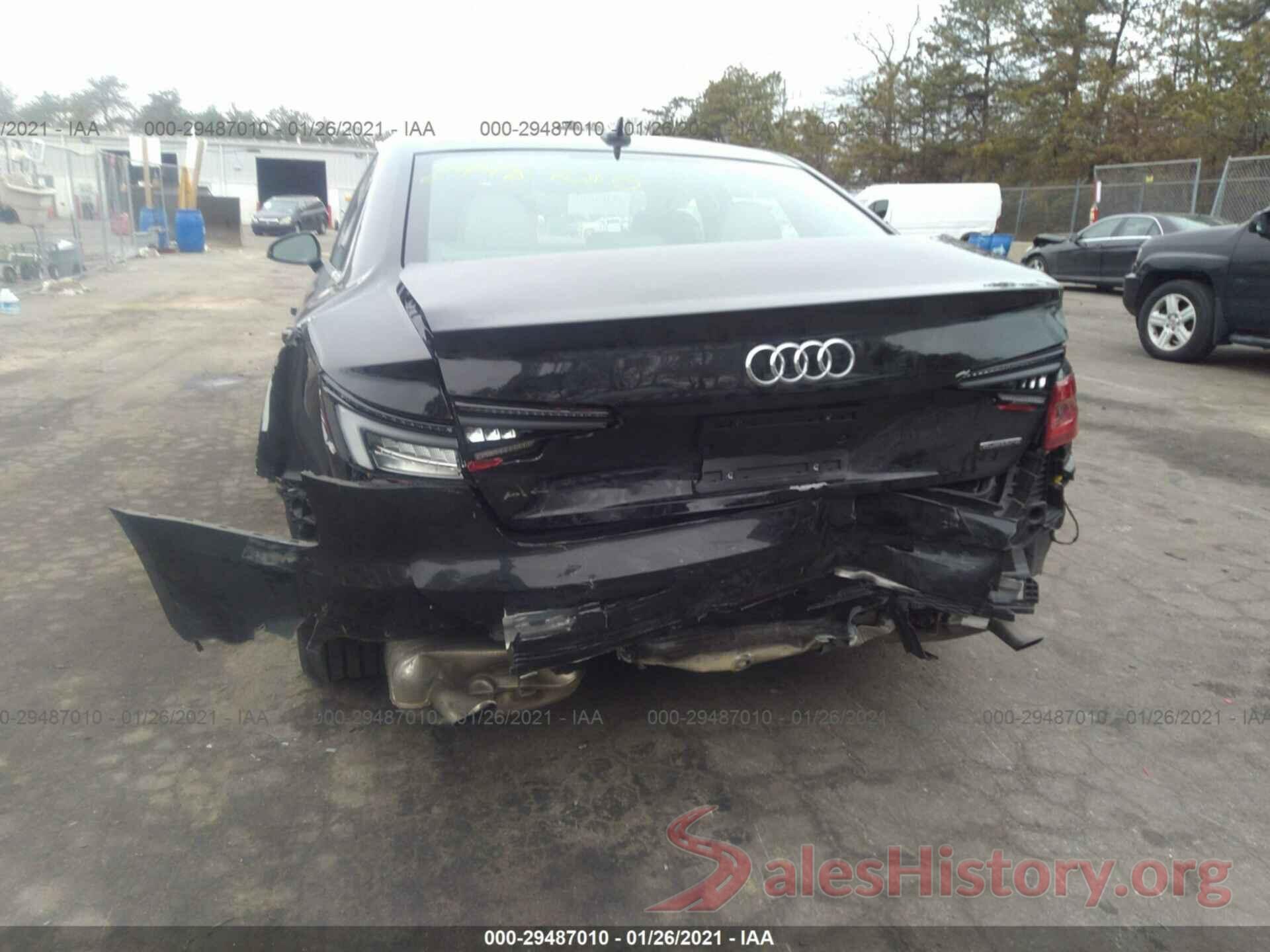 WAUDNAF40KA033447 2019 AUDI A4