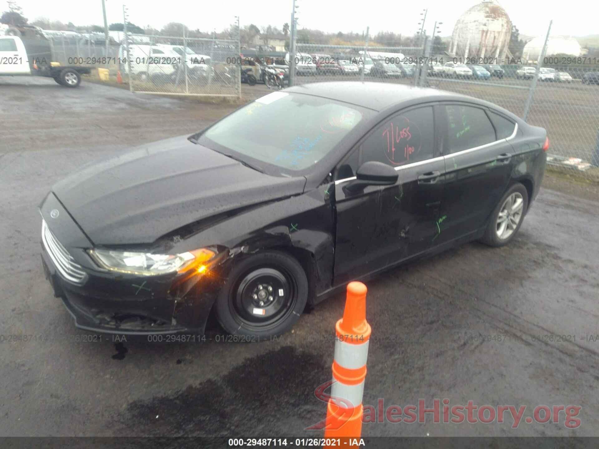 3FA6P0HDXJR146040 2018 FORD FUSION