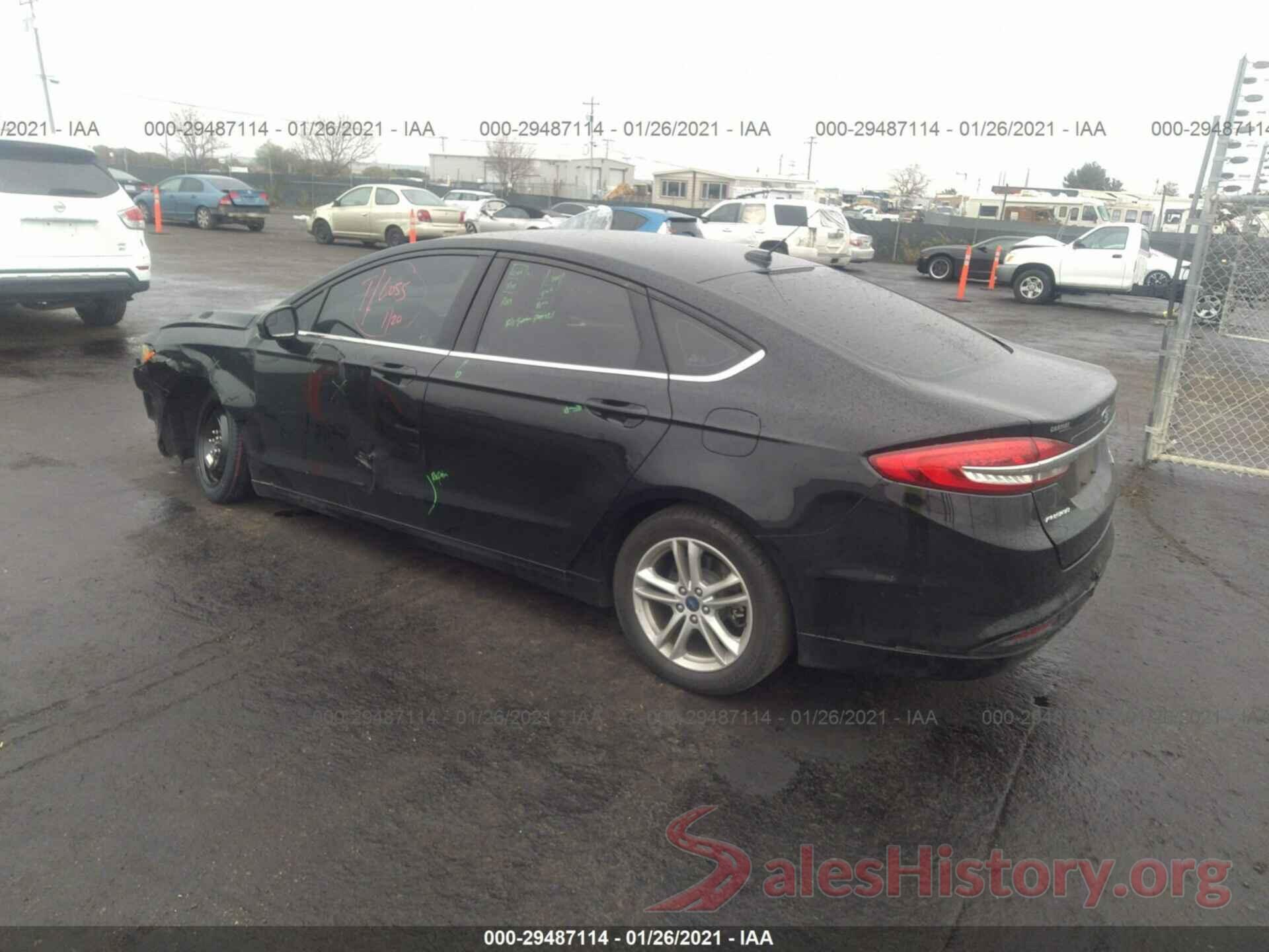 3FA6P0HDXJR146040 2018 FORD FUSION