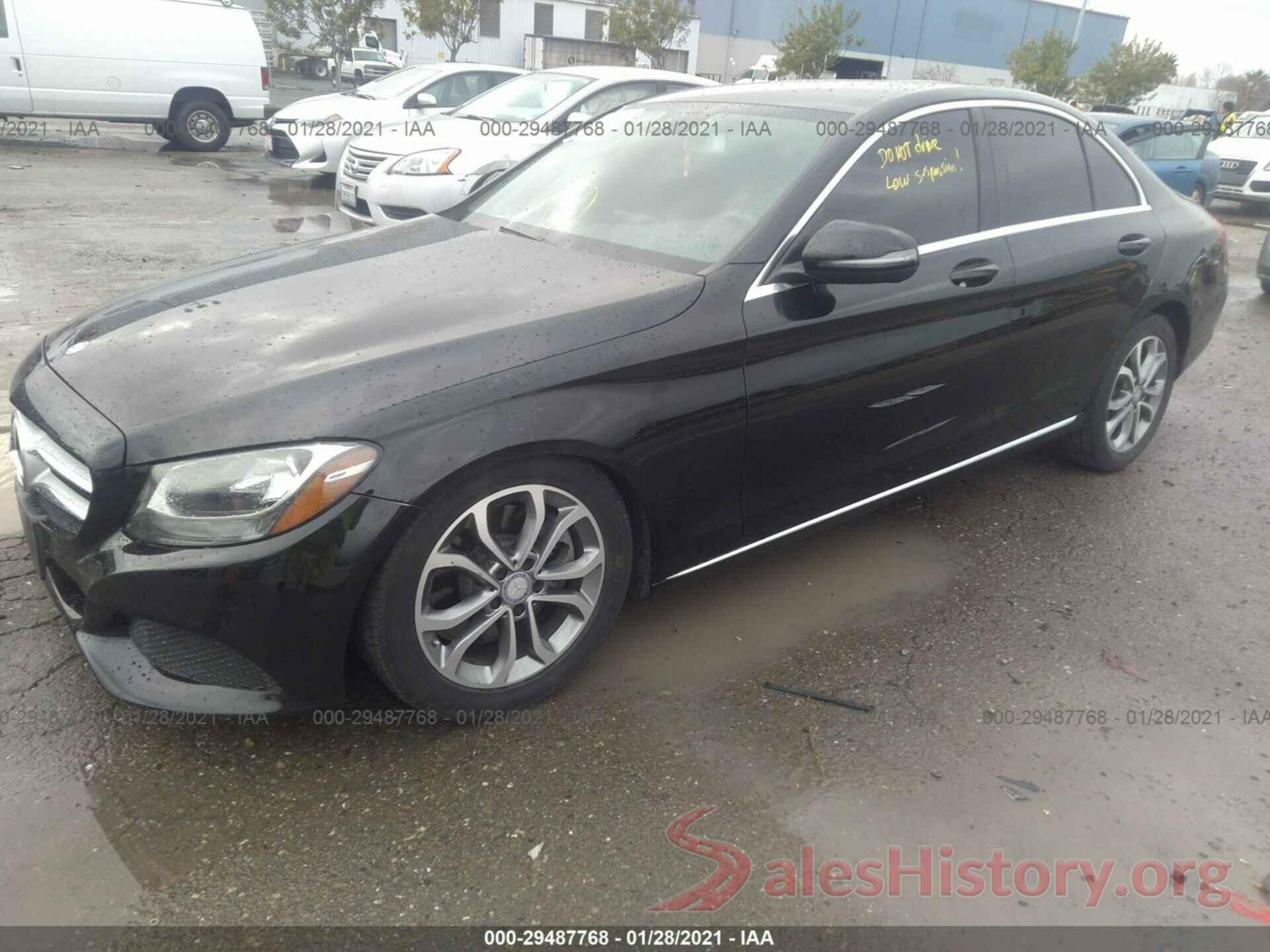 55SWF4JB4HU196889 2017 MERCEDES-BENZ C-CLASS