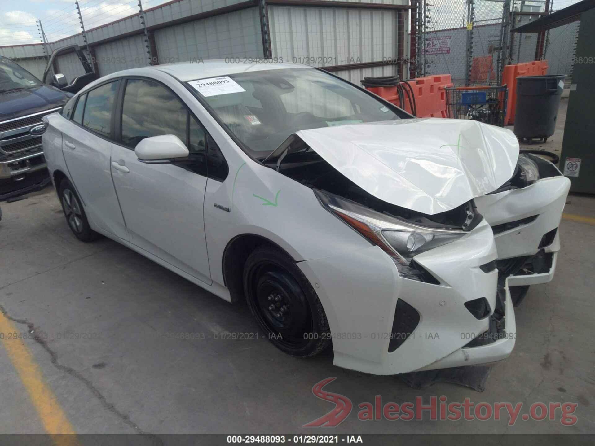 JTDKBRFU1H3054239 2017 TOYOTA PRIUS