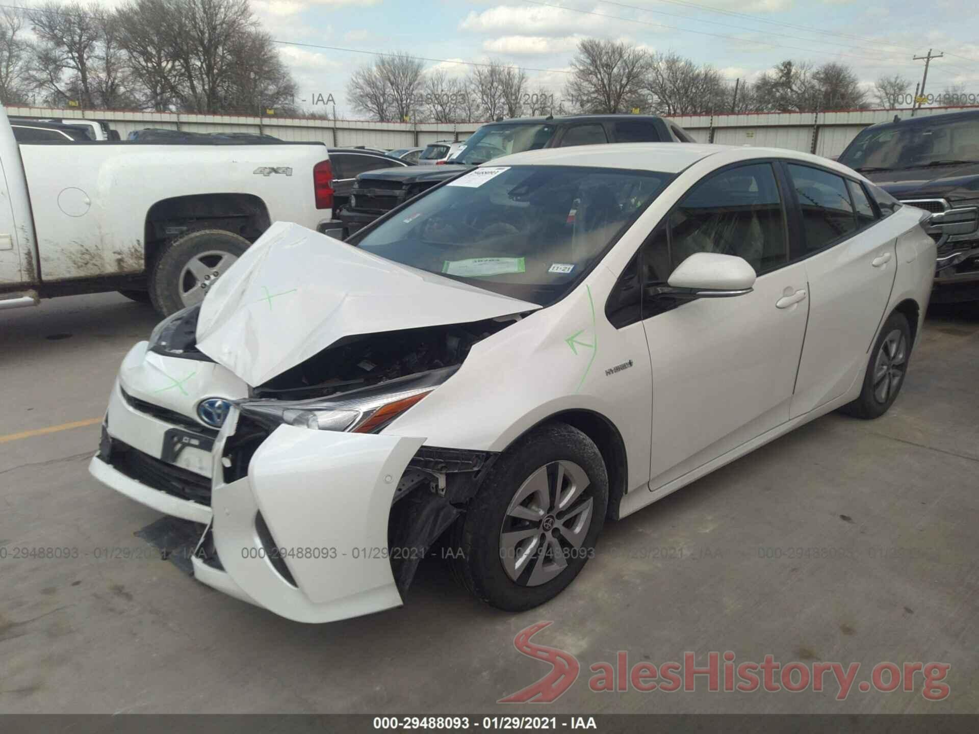 JTDKBRFU1H3054239 2017 TOYOTA PRIUS