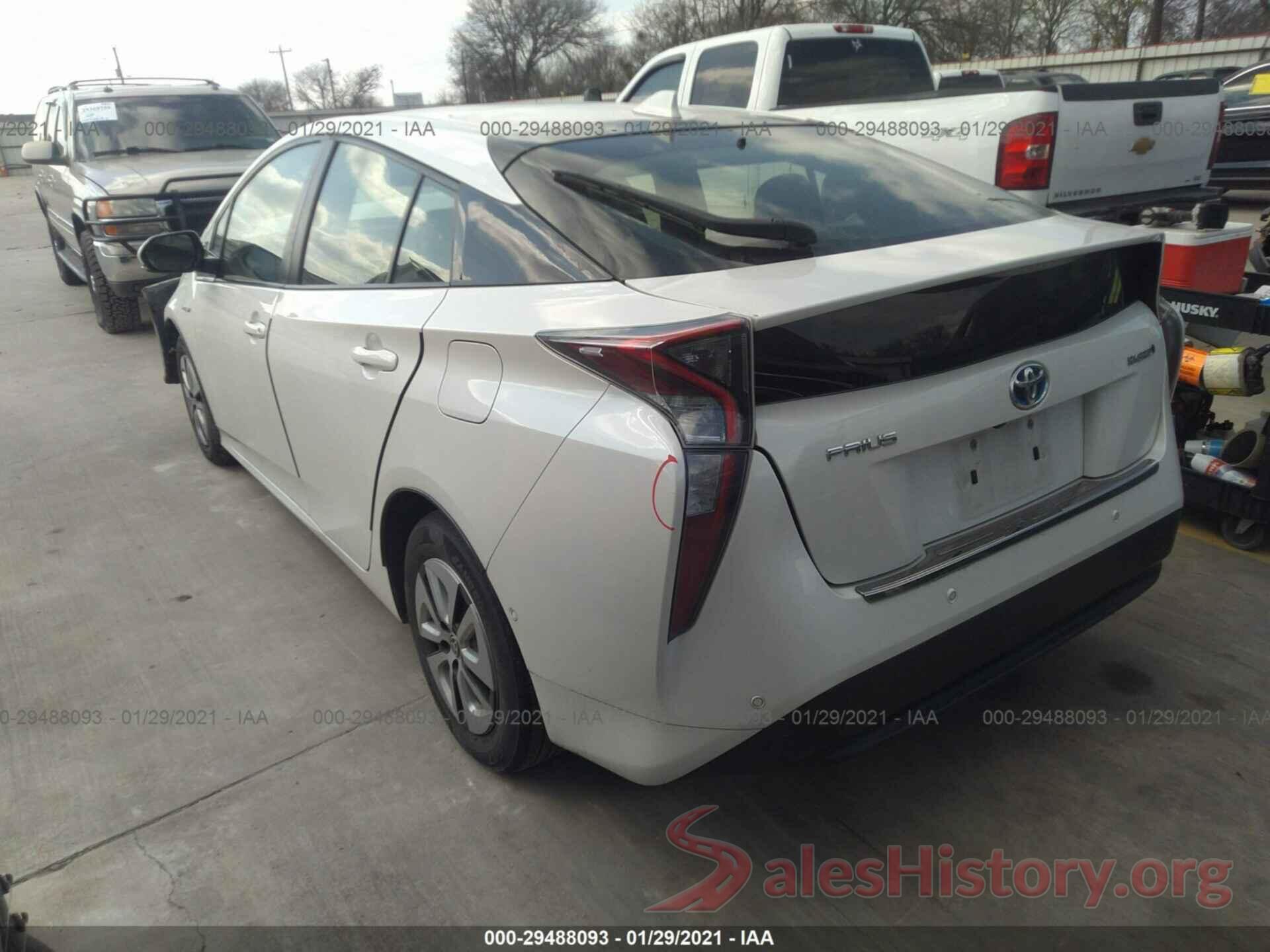 JTDKBRFU1H3054239 2017 TOYOTA PRIUS