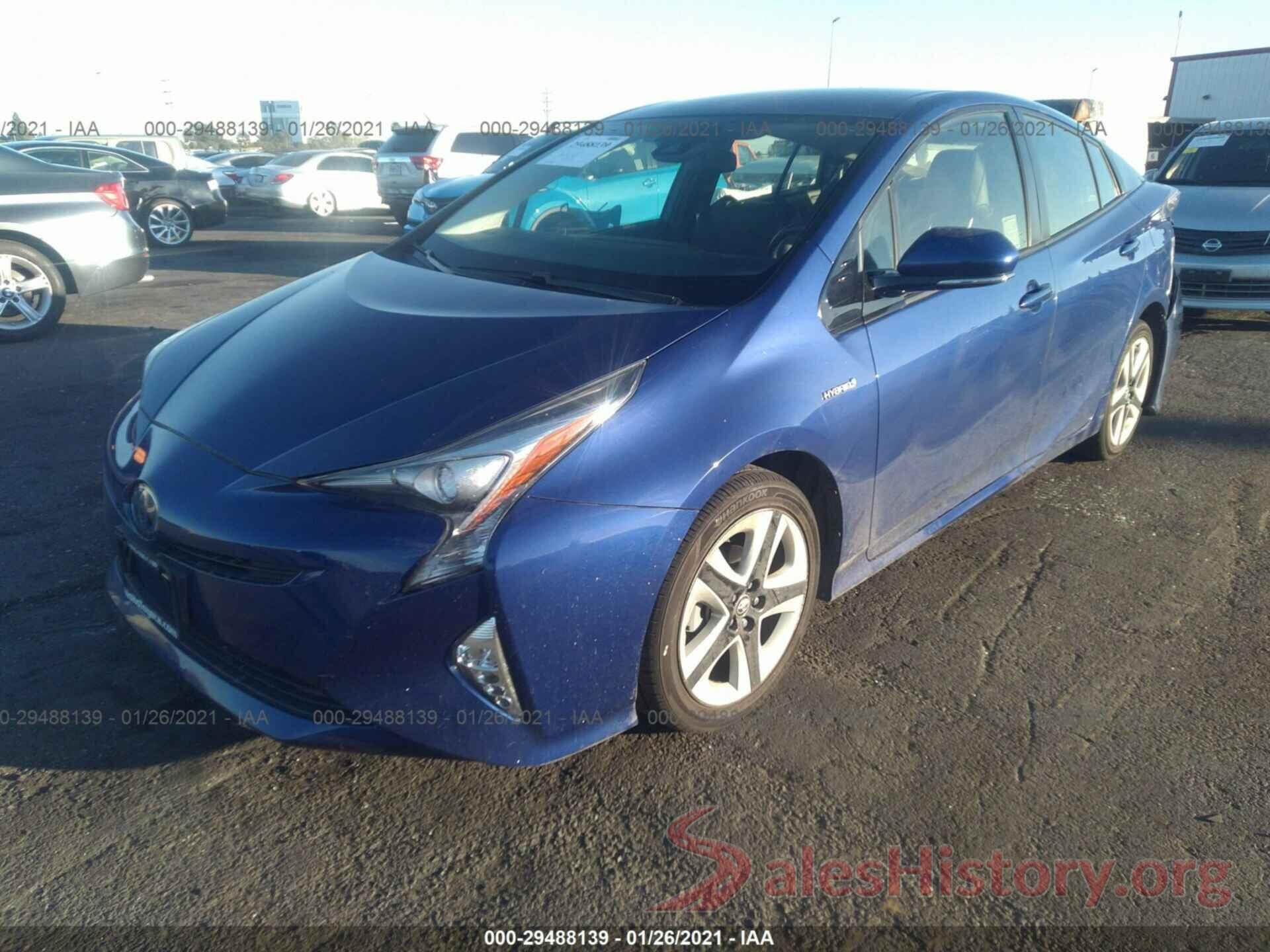 JTDKARFU0G3505856 2016 TOYOTA PRIUS