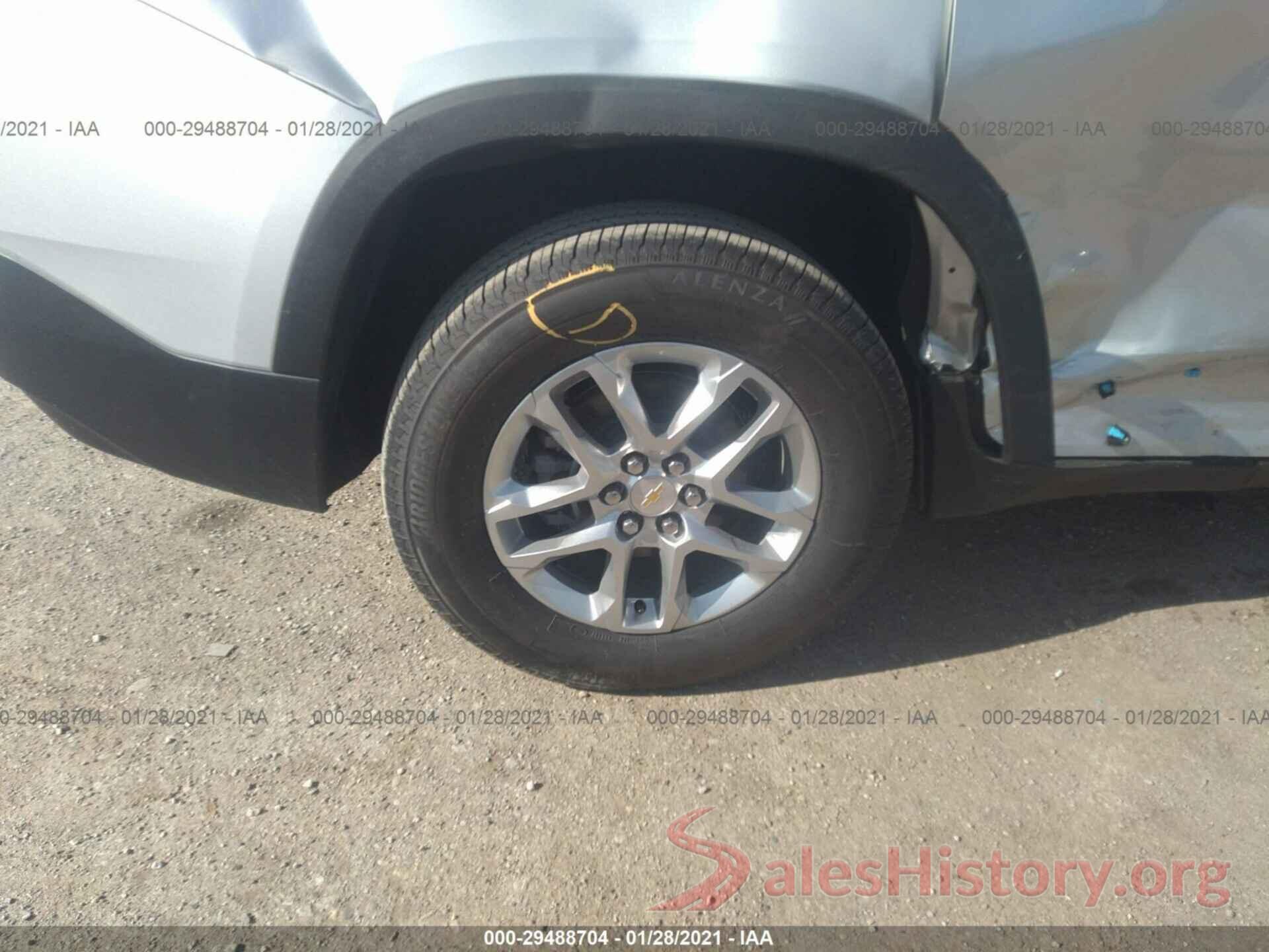 1GNERGKW3MJ124650 2021 CHEVROLET TRAVERSE