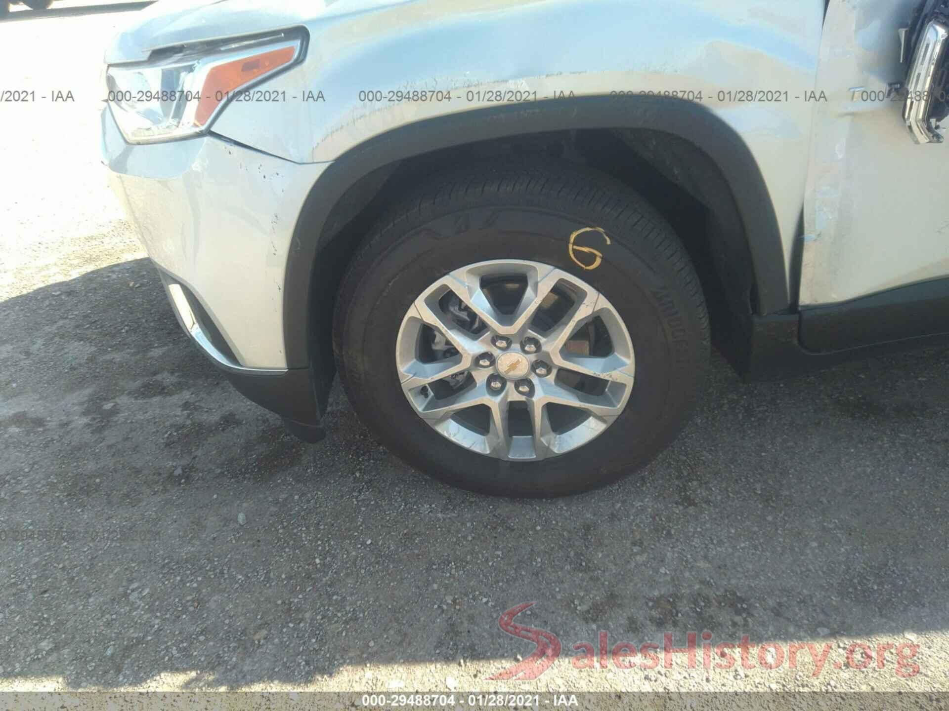 1GNERGKW3MJ124650 2021 CHEVROLET TRAVERSE