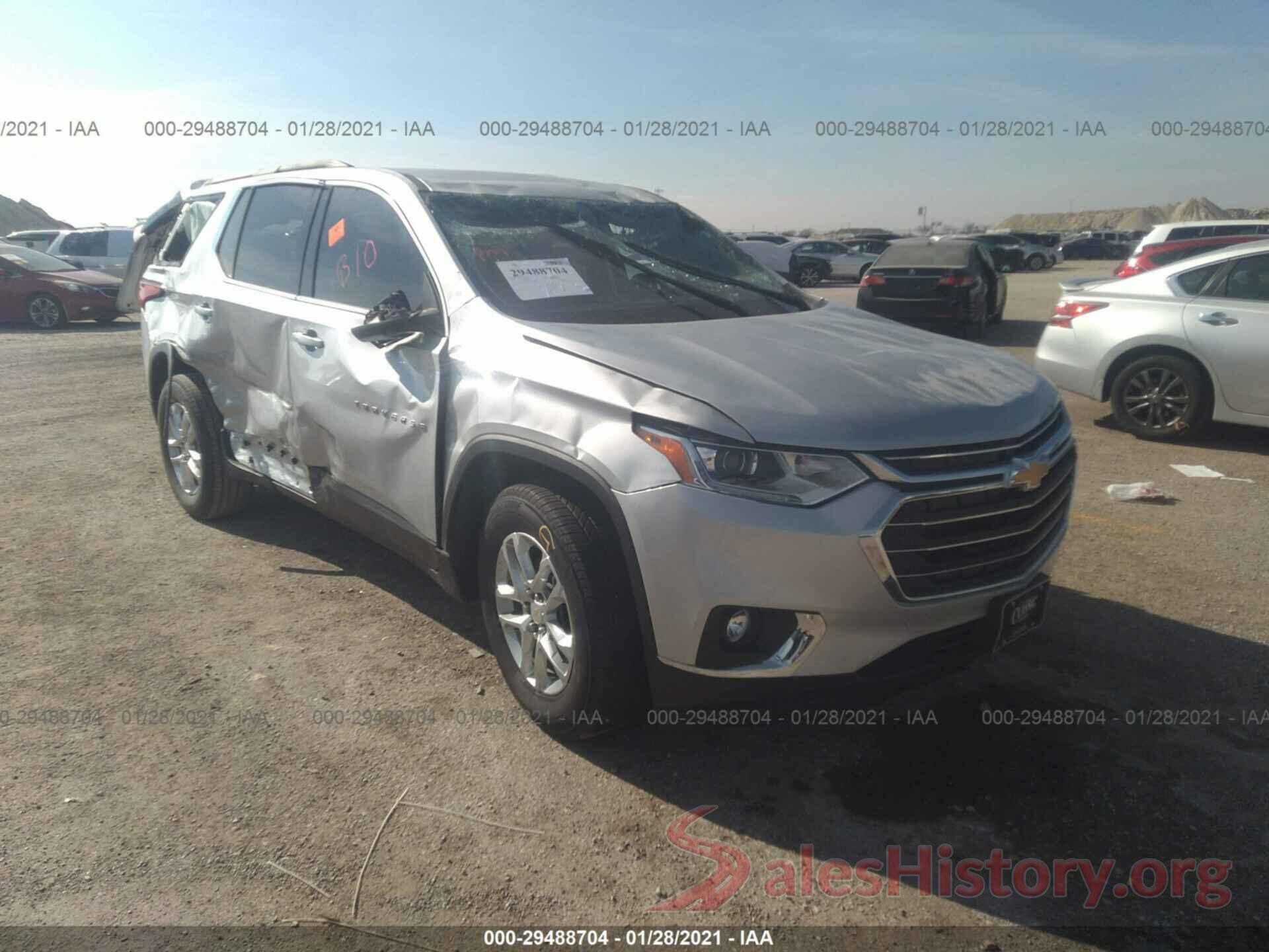 1GNERGKW3MJ124650 2021 CHEVROLET TRAVERSE