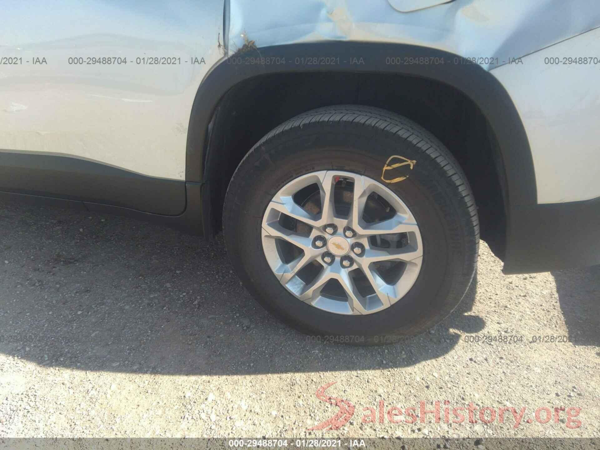 1GNERGKW3MJ124650 2021 CHEVROLET TRAVERSE