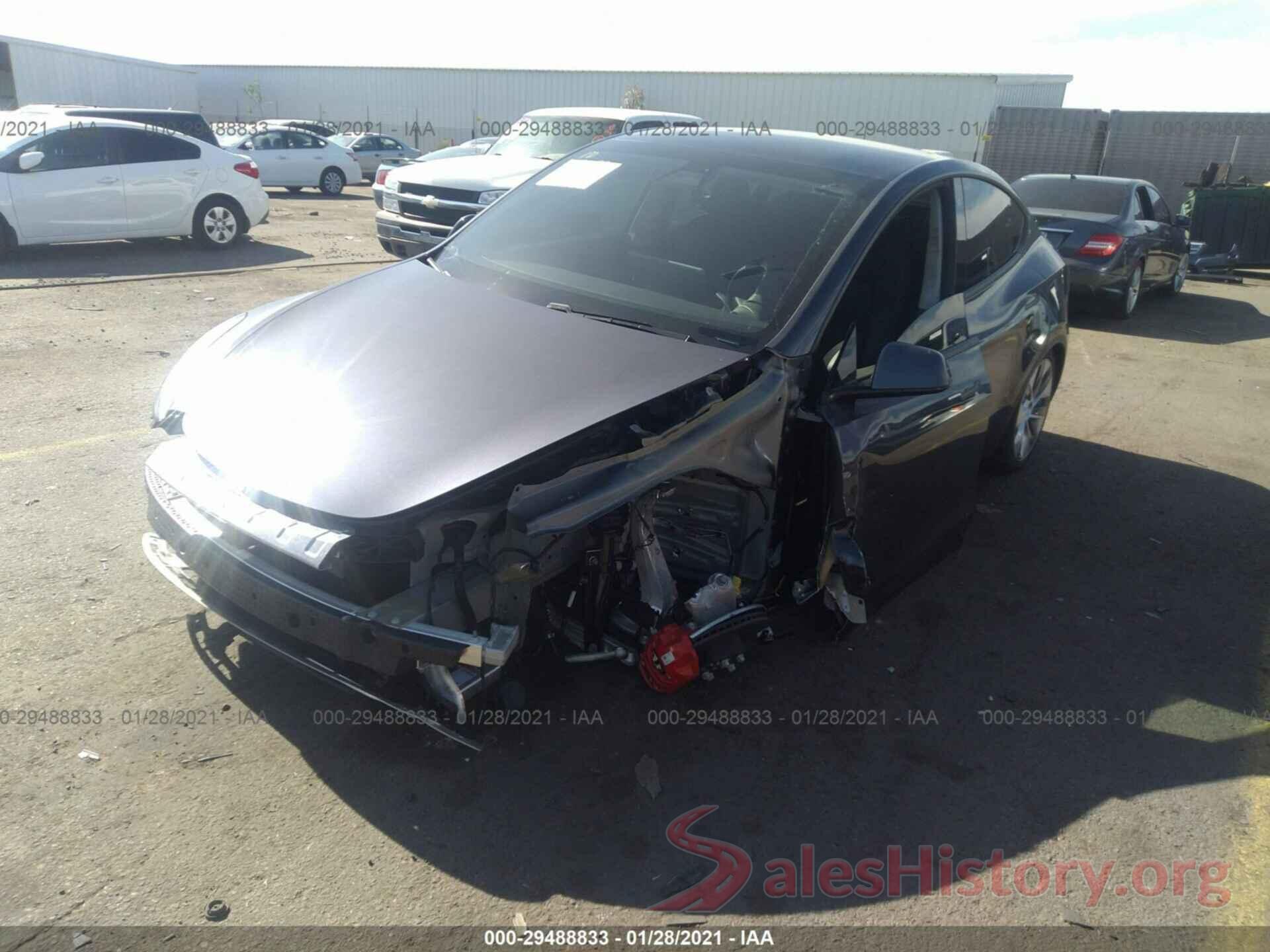 5YJYGDEF6LF014011 2020 TESLA MODEL Y