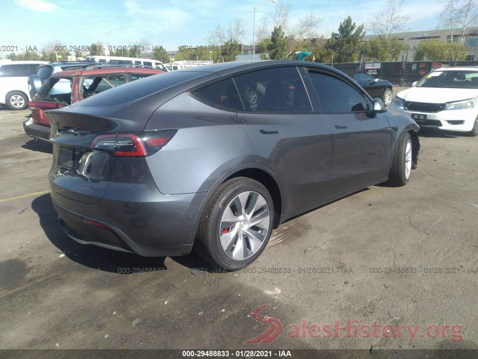 5YJYGDEF6LF014011 2020 TESLA MODEL Y