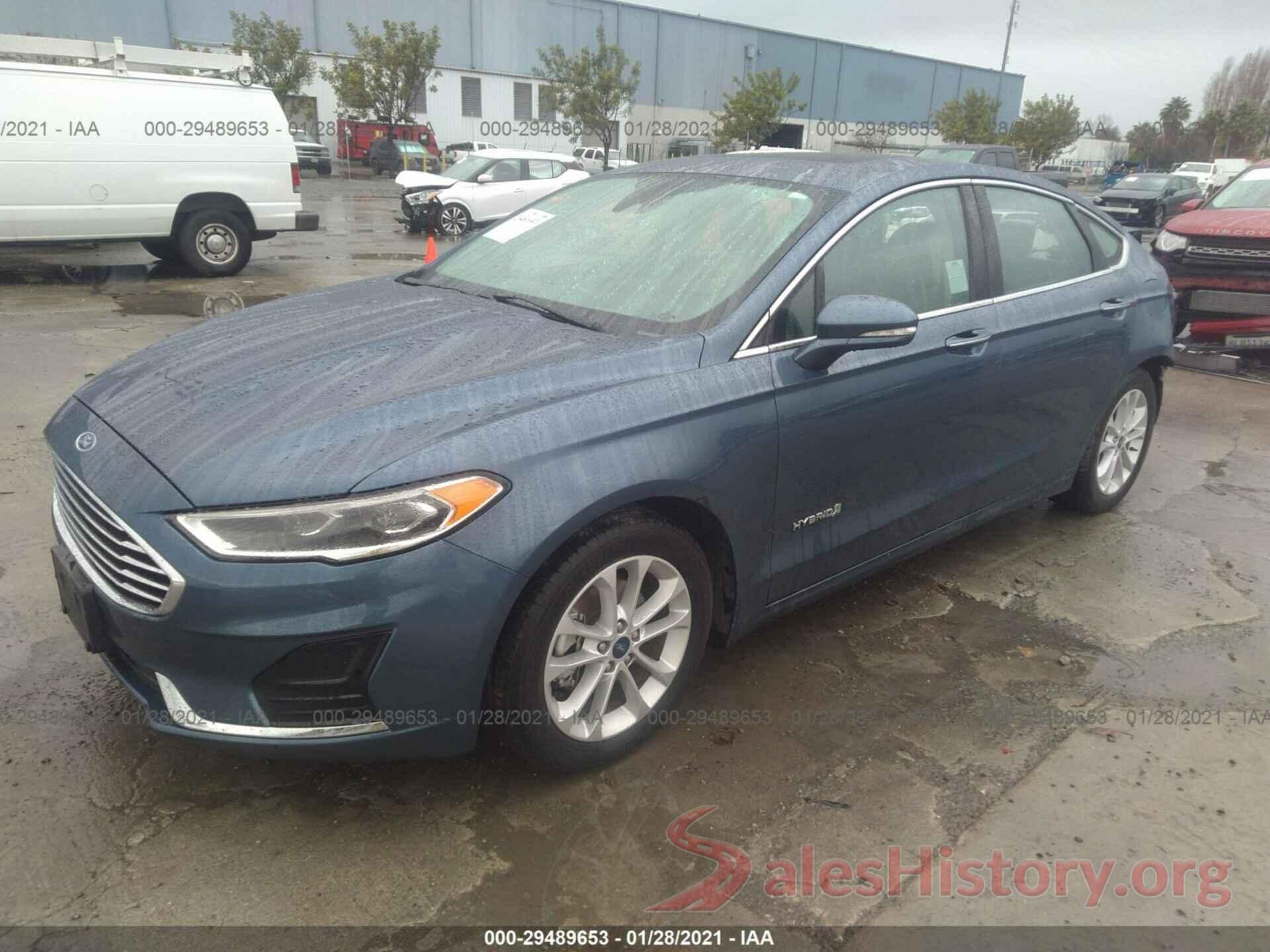 3FA6P0MU9KR262644 2019 FORD FUSION HYBRID