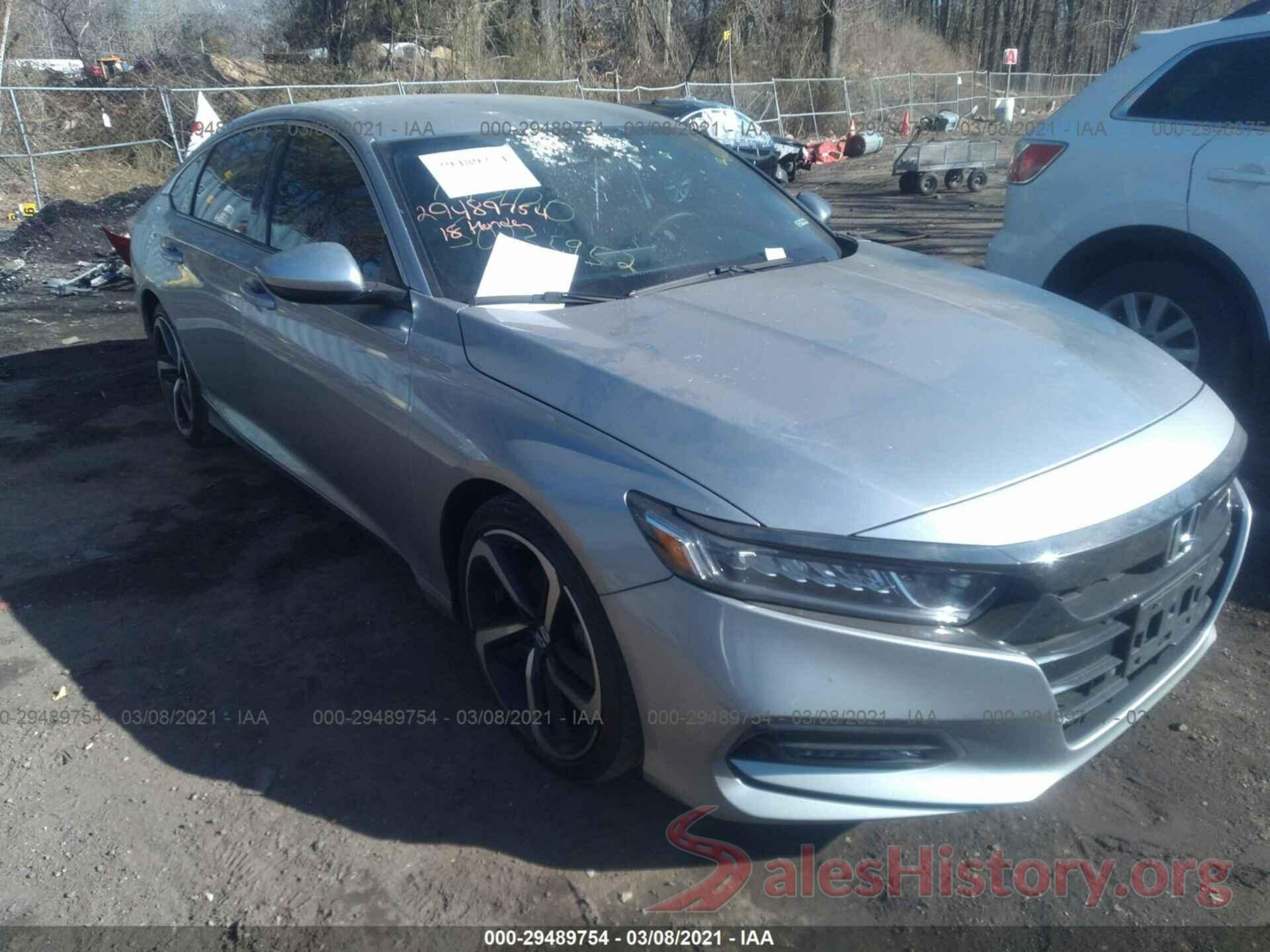 1HGCV1F39JA159828 2018 HONDA ACCORD SEDAN