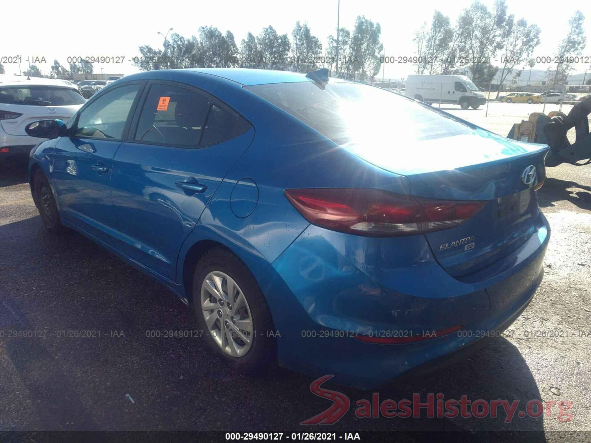 KMHD74LF8HU349993 2017 HYUNDAI ELANTRA